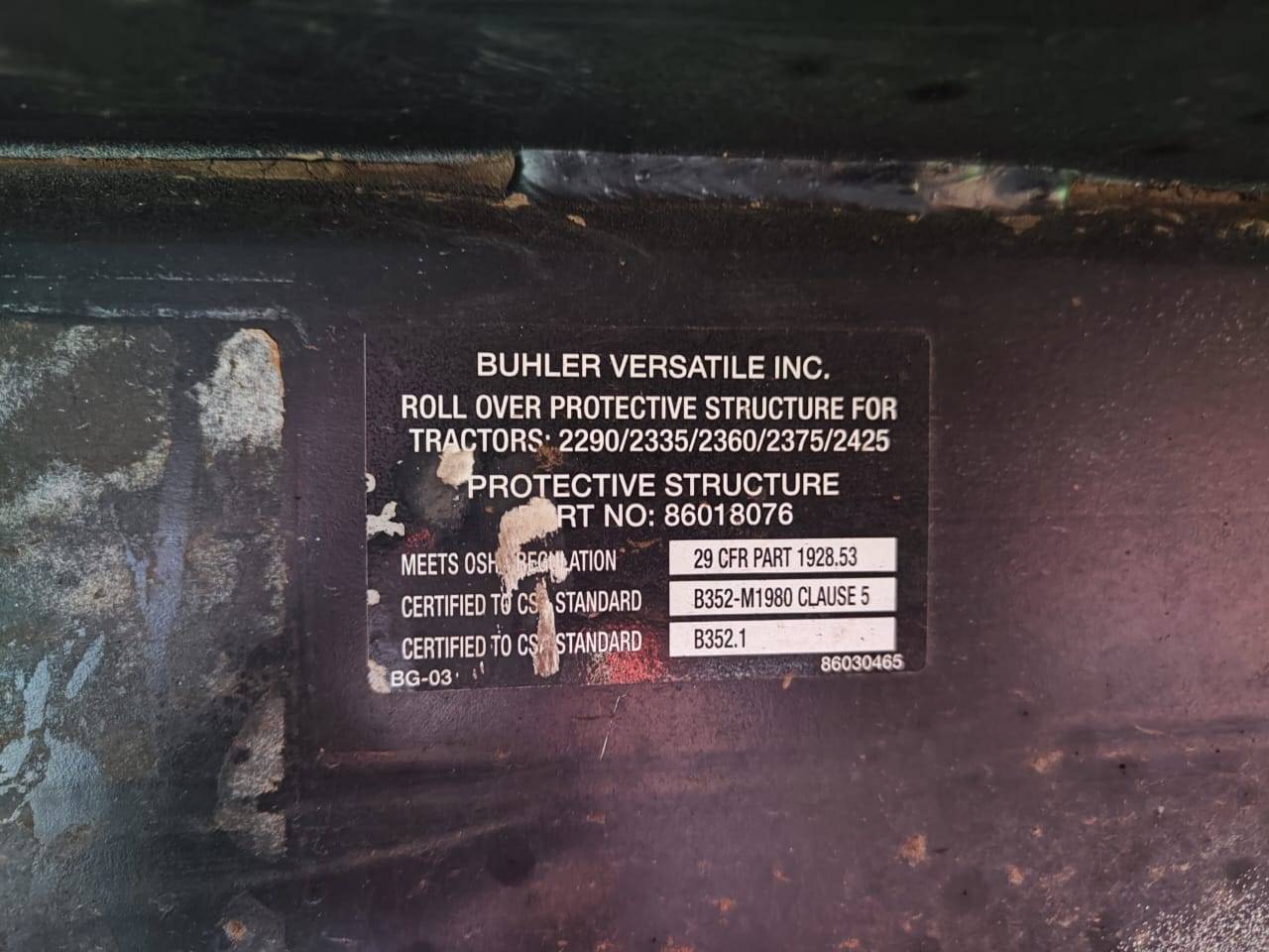 Buhler VERSATILE 2375 Лот 000002537