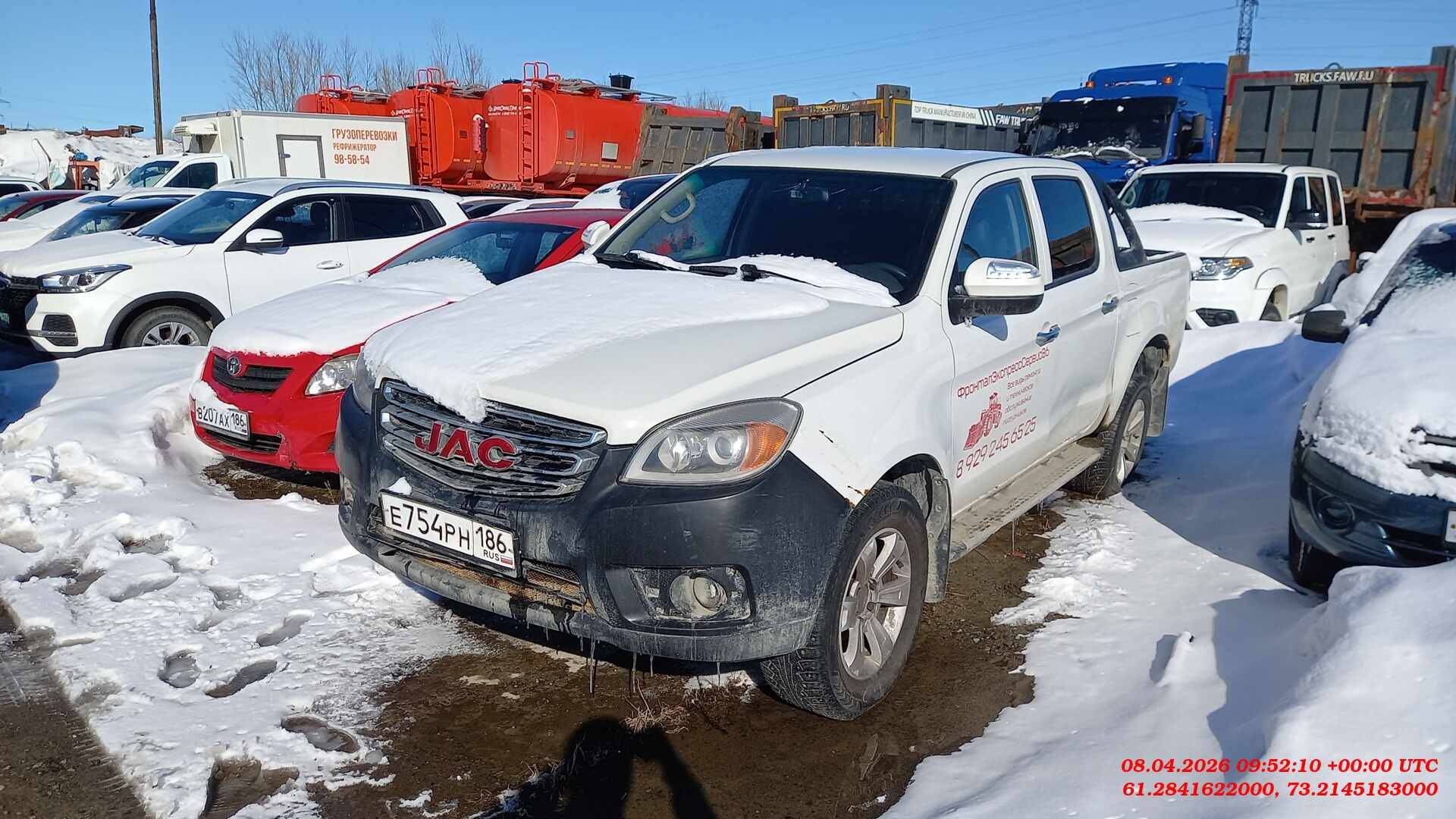 JAC T6,  165 570 км, 2022 года