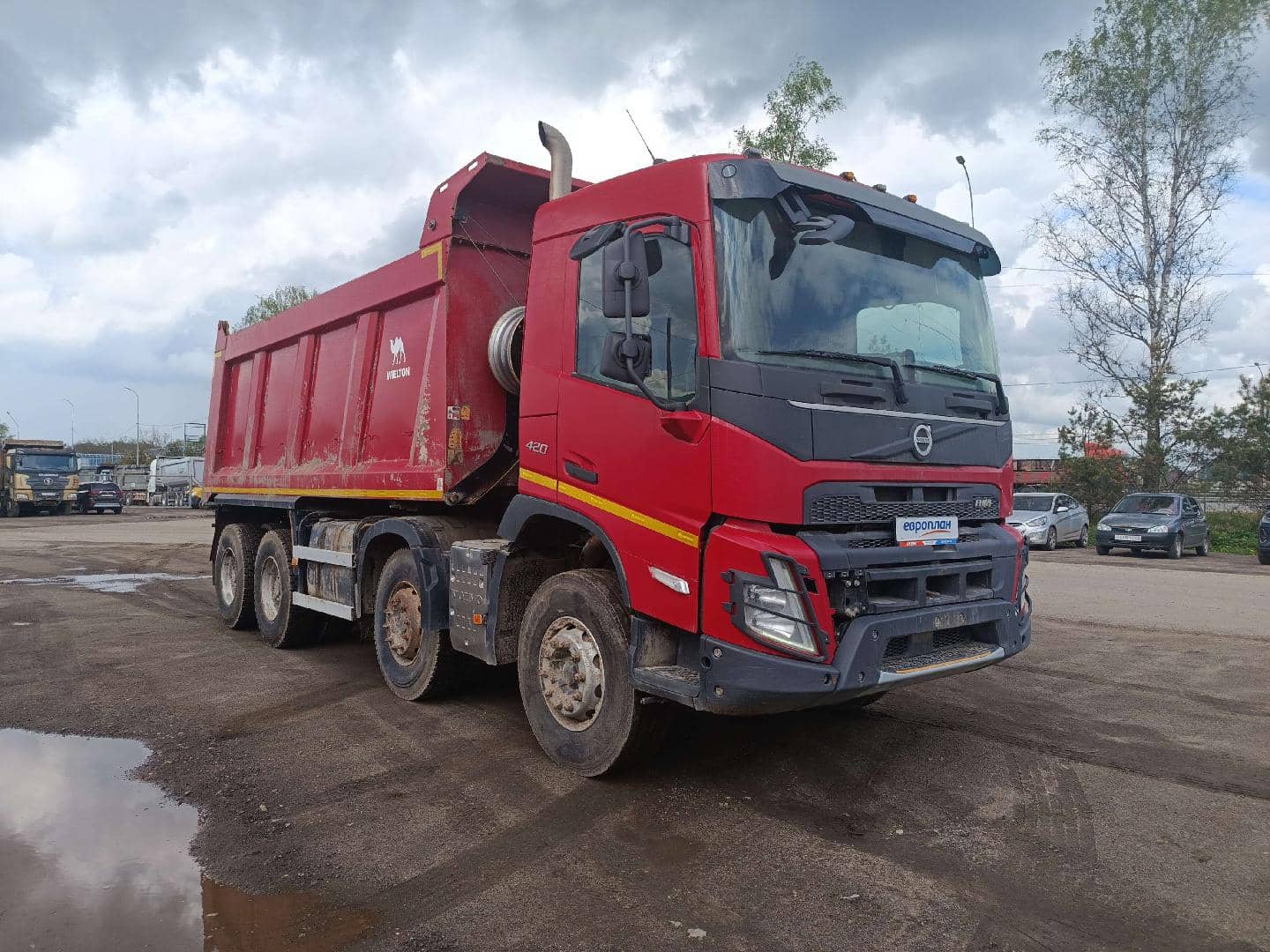 Volvo FM 420 8x4 (FMX),  395 404 км, 2022 года в лизинг