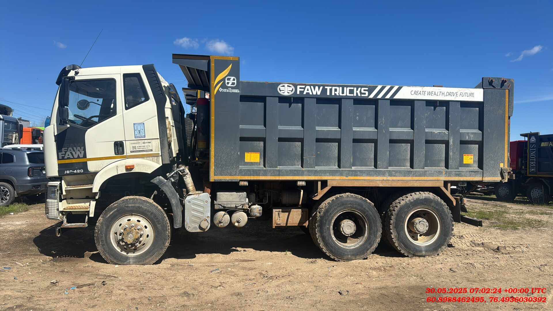FAW CA3250P66K24L1TE5 6x6,  100 000 км, 2023 года в лизинг