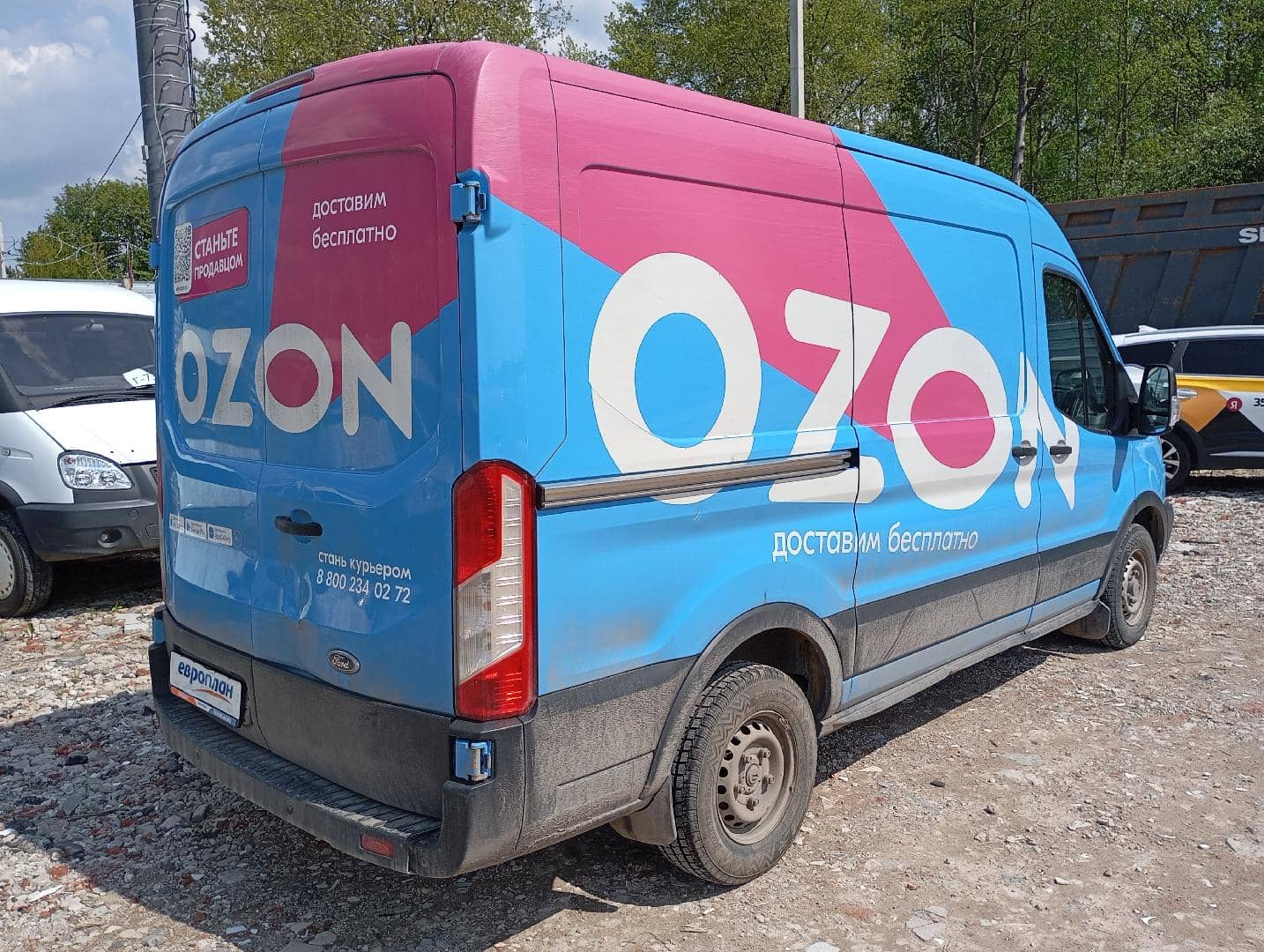 Ford Transit,  174 606 км, 2021 года в лизинг