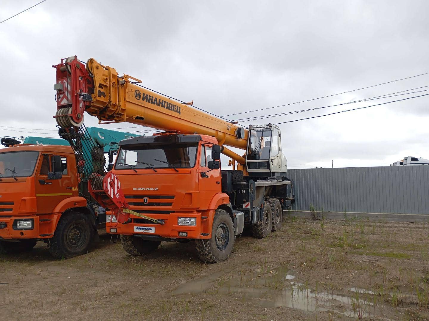 Ивановец КС-55717К-3T КАМАЗ-43118 (6x6) г/п 32т. вылет 29(38)м,  6 966 км, 2023 года в лизинг