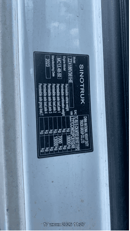 Sitrak C7H 4x2 ZZ4186V361HE,  383 848 км, 2023 года в лизинг