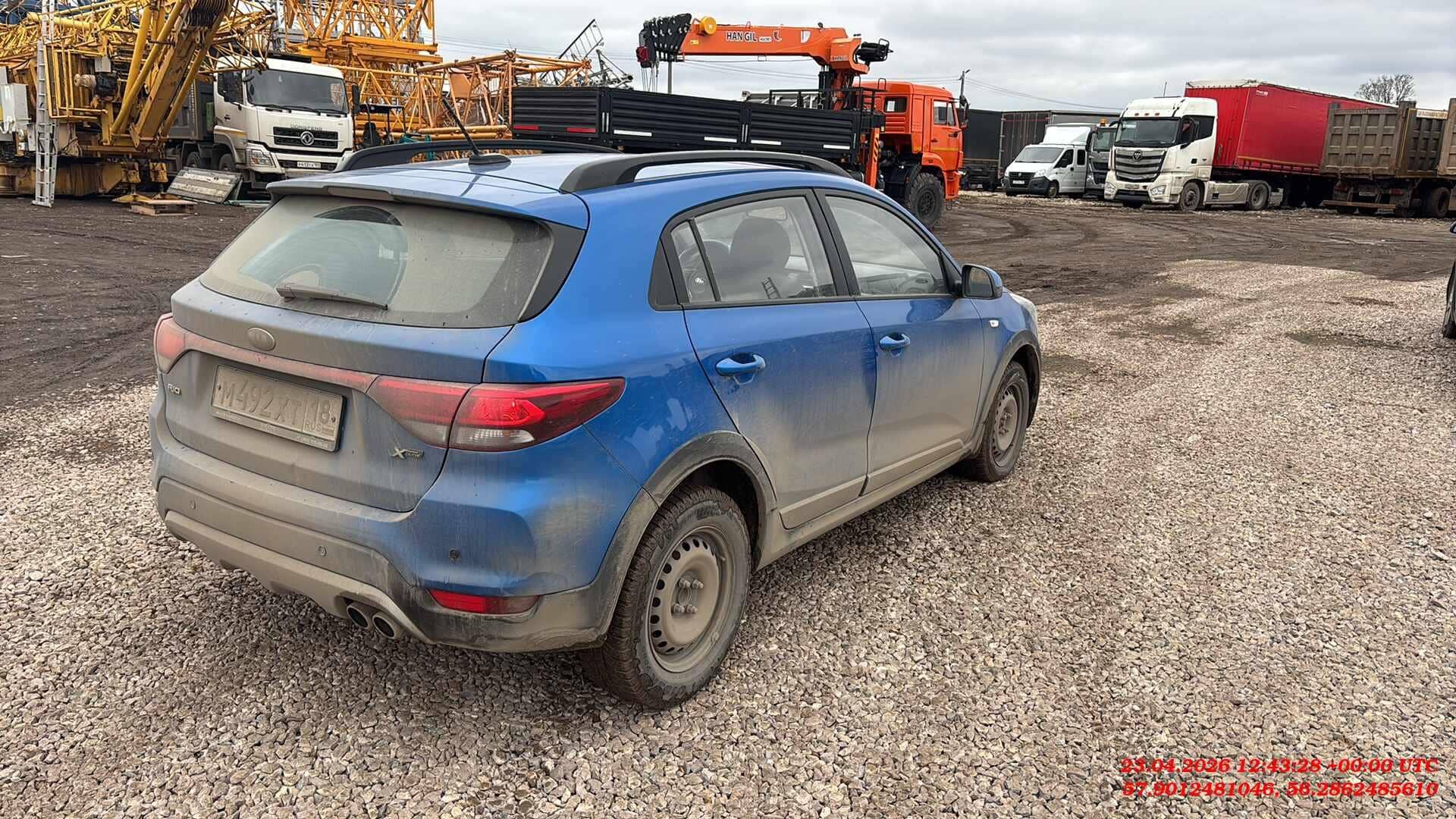 KIA Rio X-Line,  133 788 км, 2019 года в лизинг