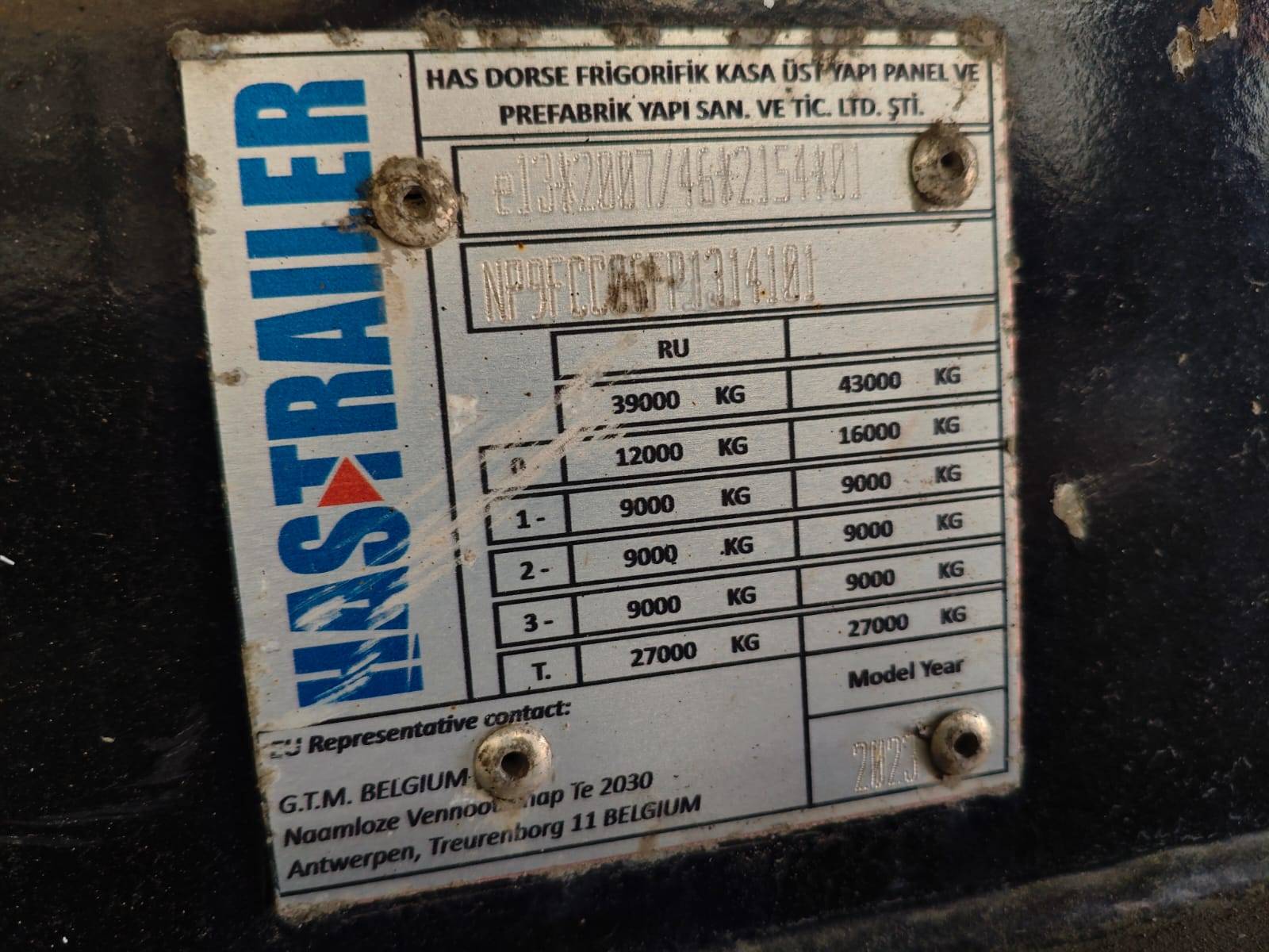 Has Trailer HasLiner Лот 000008866