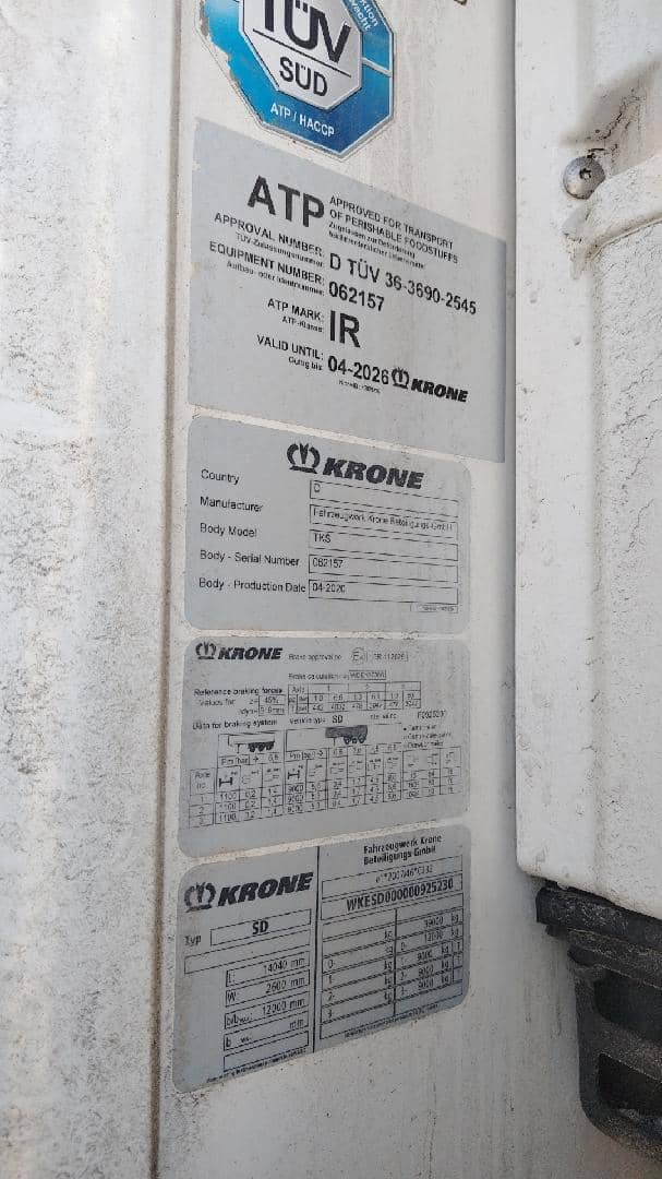 KRONE Рефрижератор SD, 2020 года в лизинг