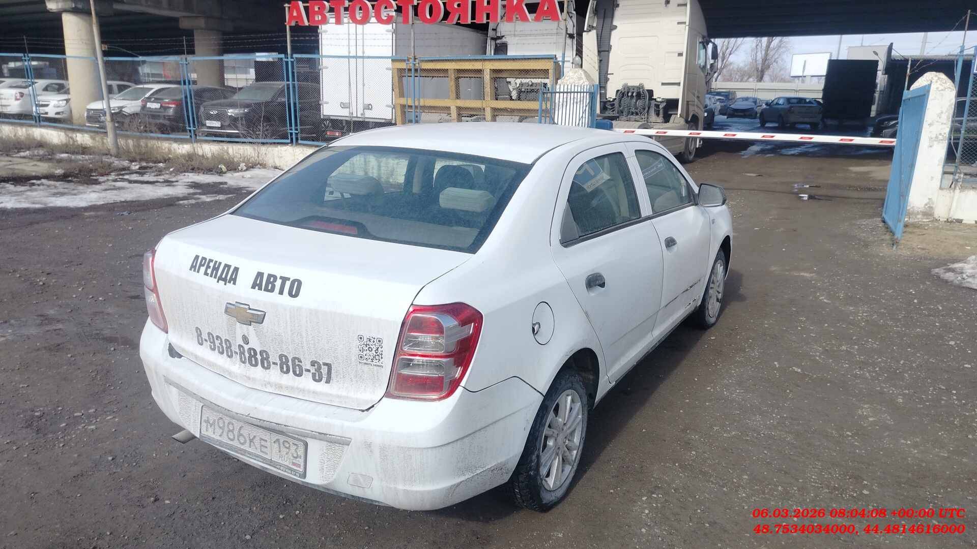 Chevrolet Cobalt,  68 621 км, 2023 года в лизинг