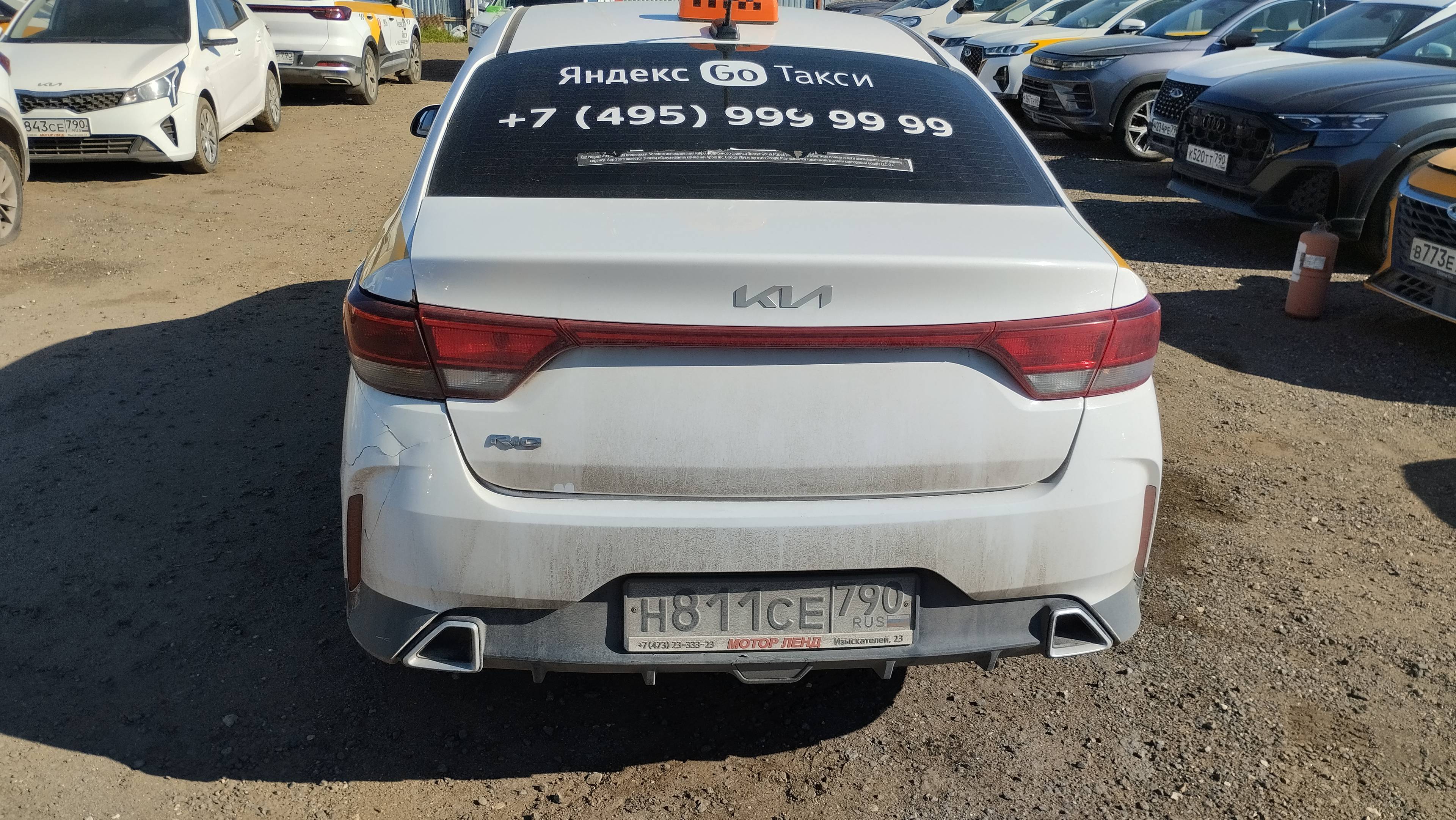 KIA Rio,  299 486 км, 2021 года в лизинг