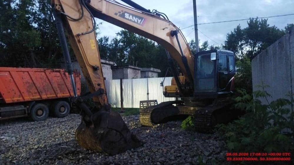 SANY SY245H с харвестерной головкой Waratah H480C