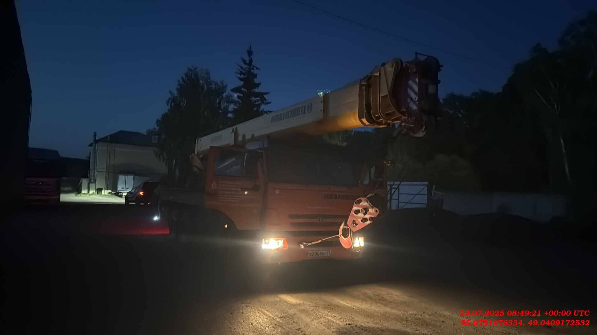 Ивановец КС-45717К-1Р КАМАЗ-65115 (6x4) г/п 25т. вылет 29,0 (31,0)м.,  33 359 км, 2021 года