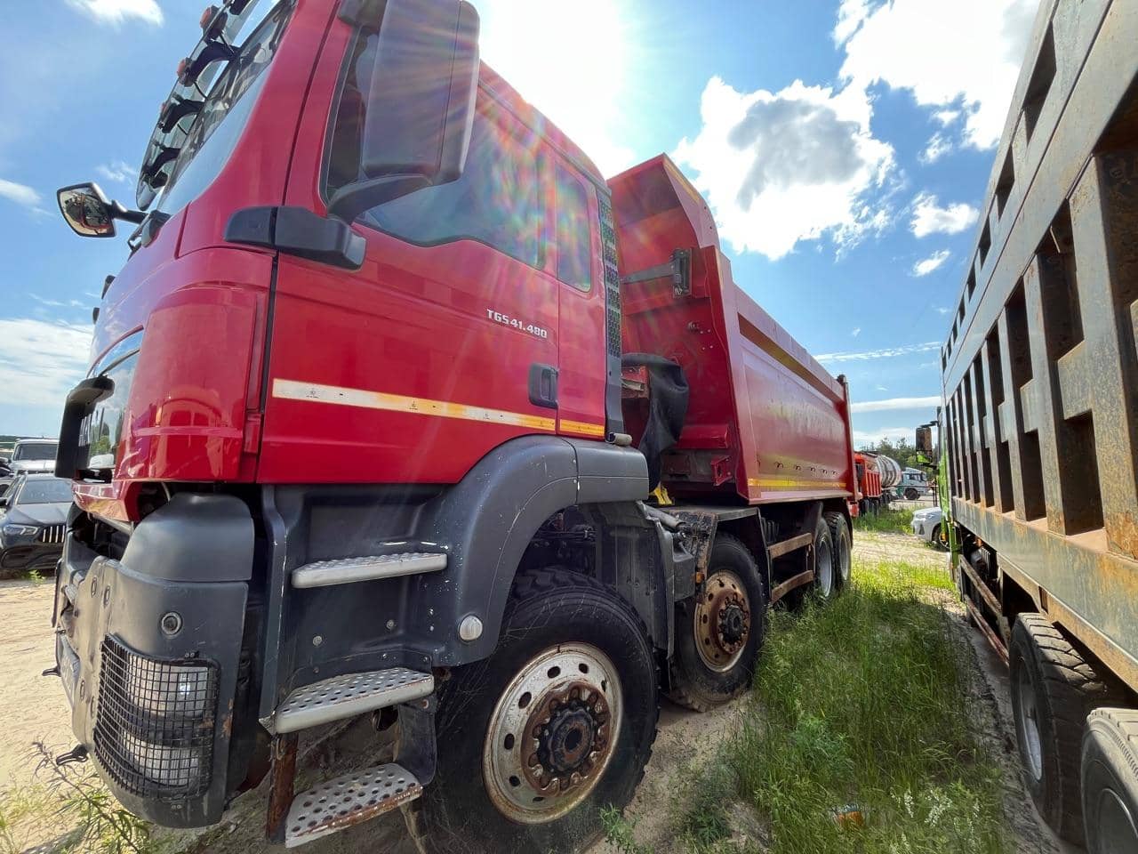 MAN TGS 41.480 8X8 BB-WW (M),  477 398 км, 2019 года