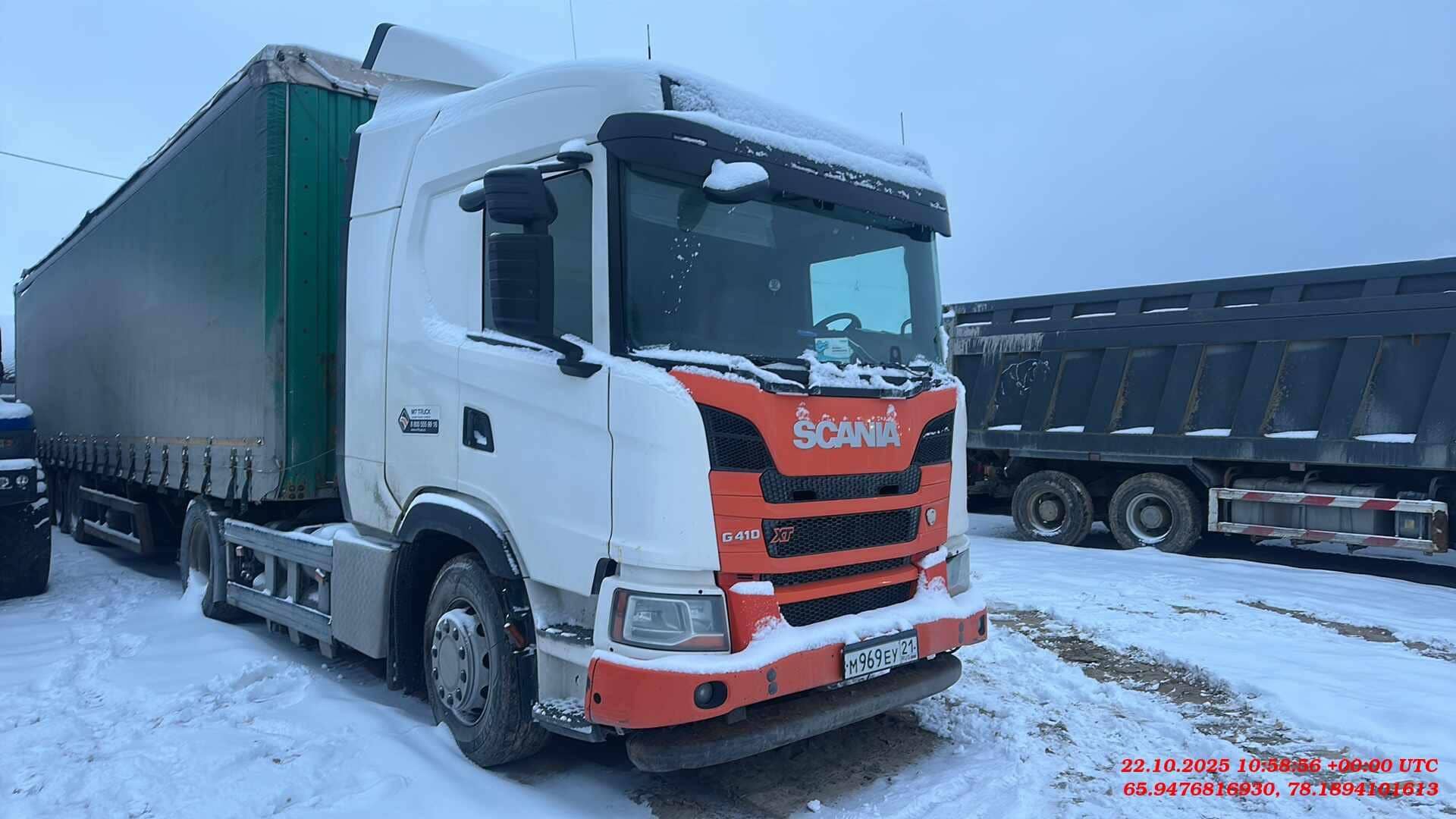 SCANIA G410 A4x2NA CNG,  1 085 540 км, 2018 года в лизинг