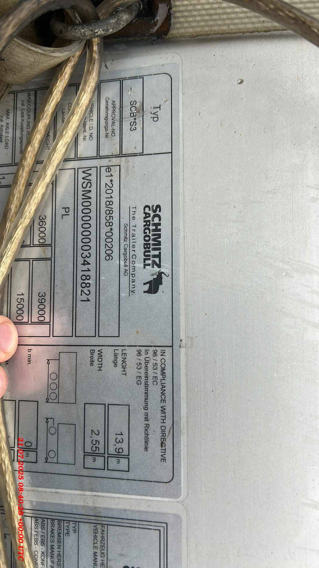 SCHMITZ Шторный SCS 24/L, 2023 года в лизинг