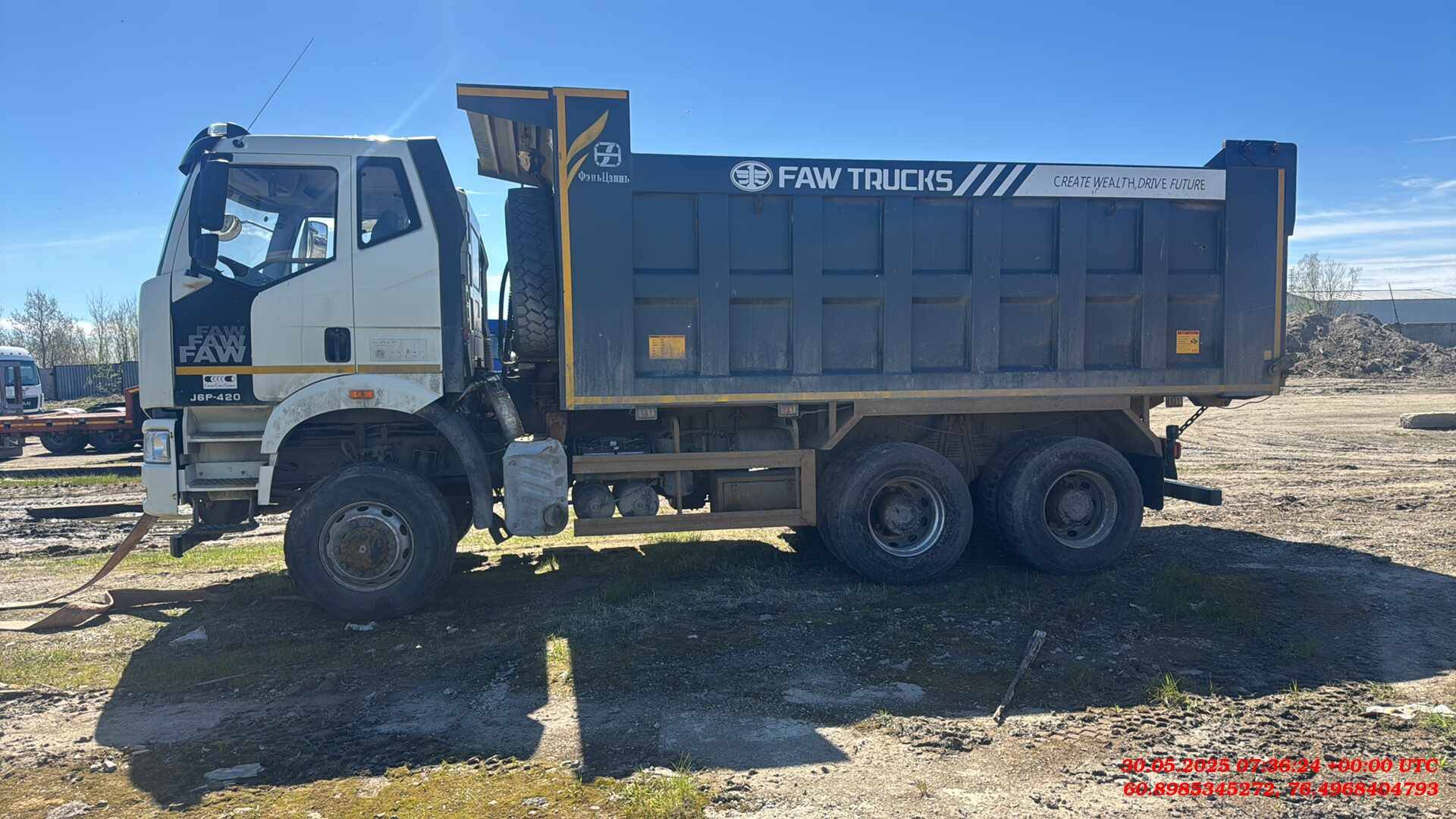 FAW CA3250P66K24L1TE5 6x6,  89 000 км, 2023 года в лизинг