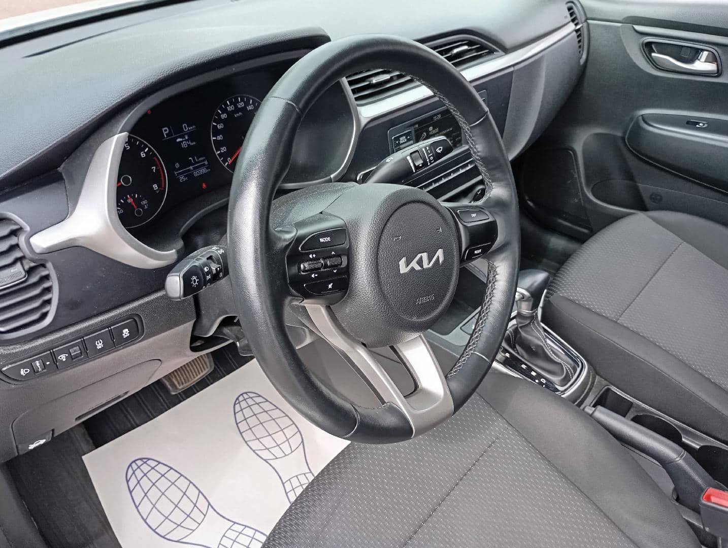 KIA Rio,  80 398 км, 2021 года в лизинг
