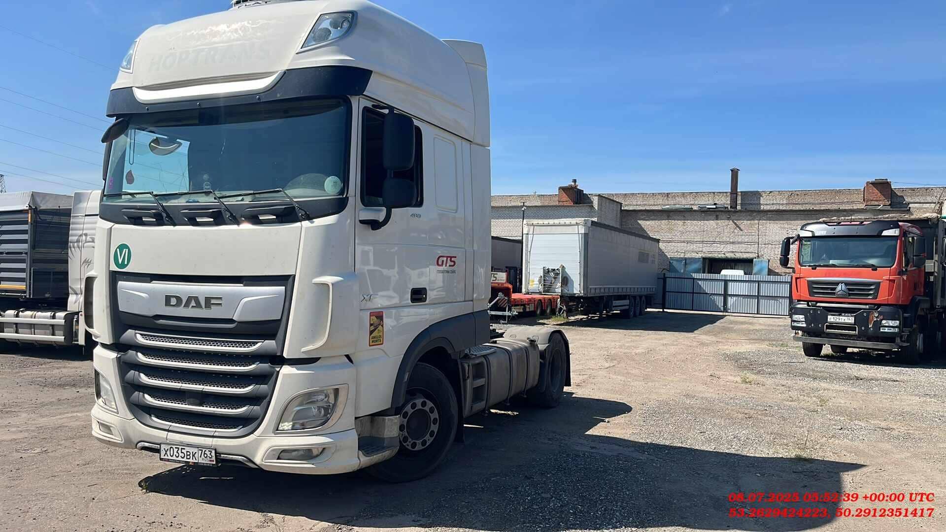 DAF XF 480 FT 4x2 (Super Space Cab),  590 506 км, 2020 года в лизинг