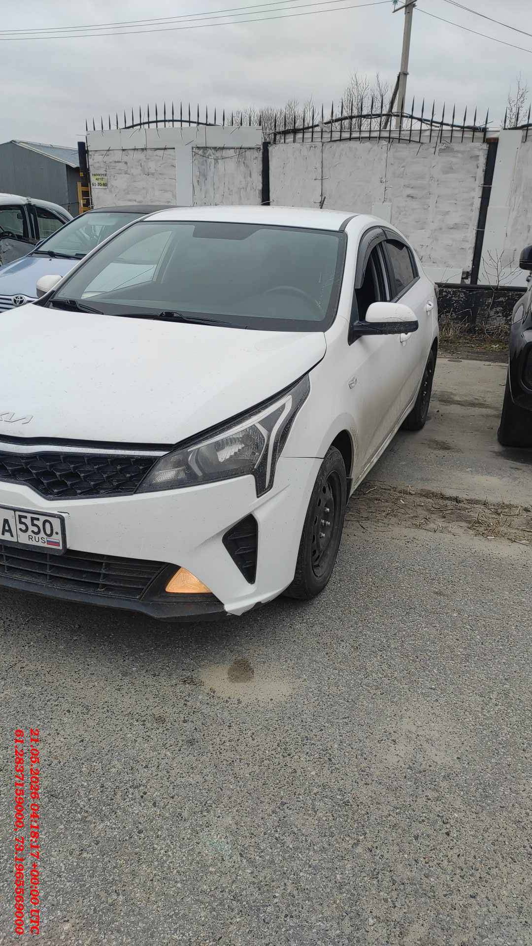 KIA Rio,  182 489 км, 2022 года