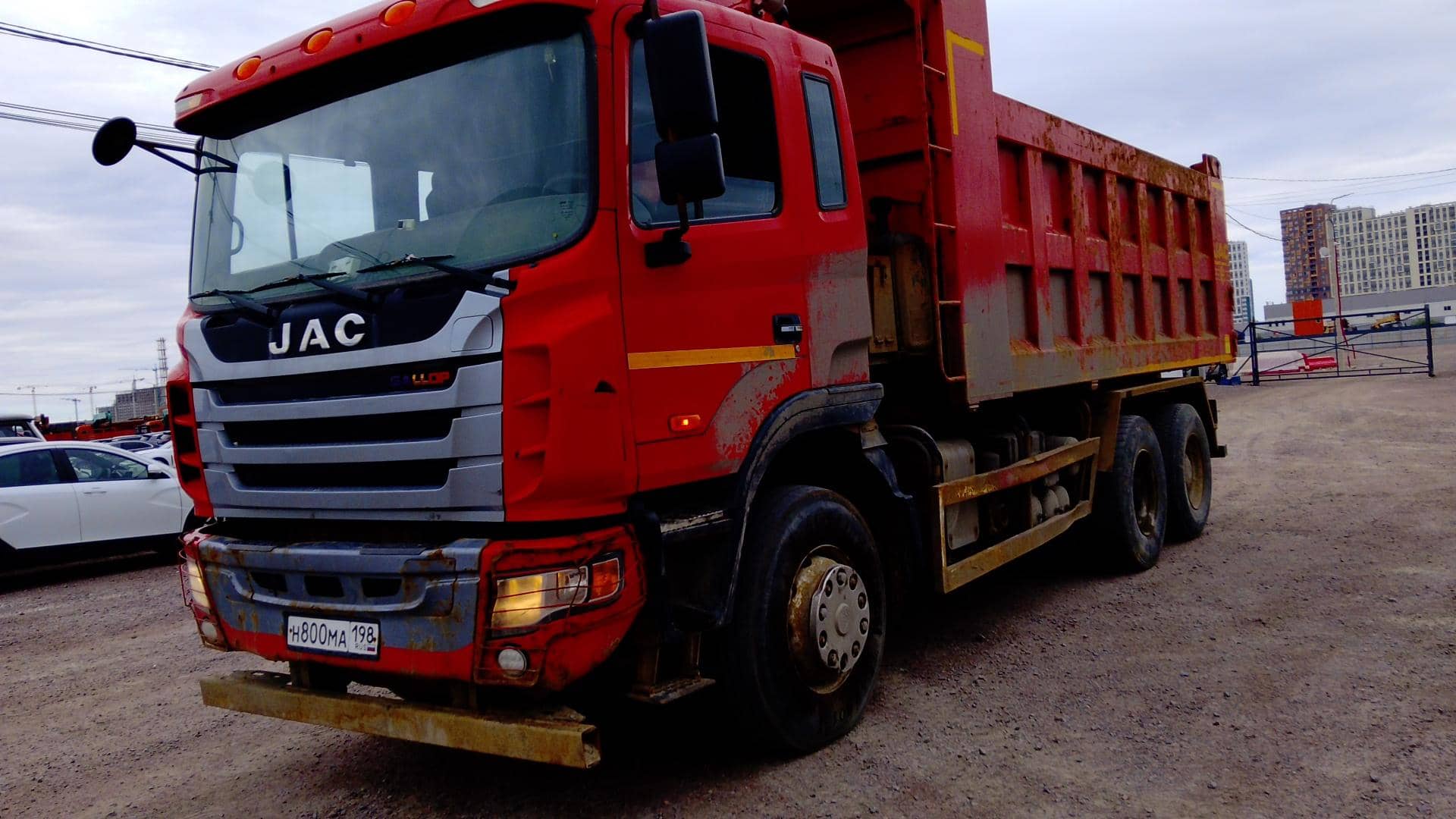 JAC N350 6x4,  152 597 км, 2022 года в лизинг