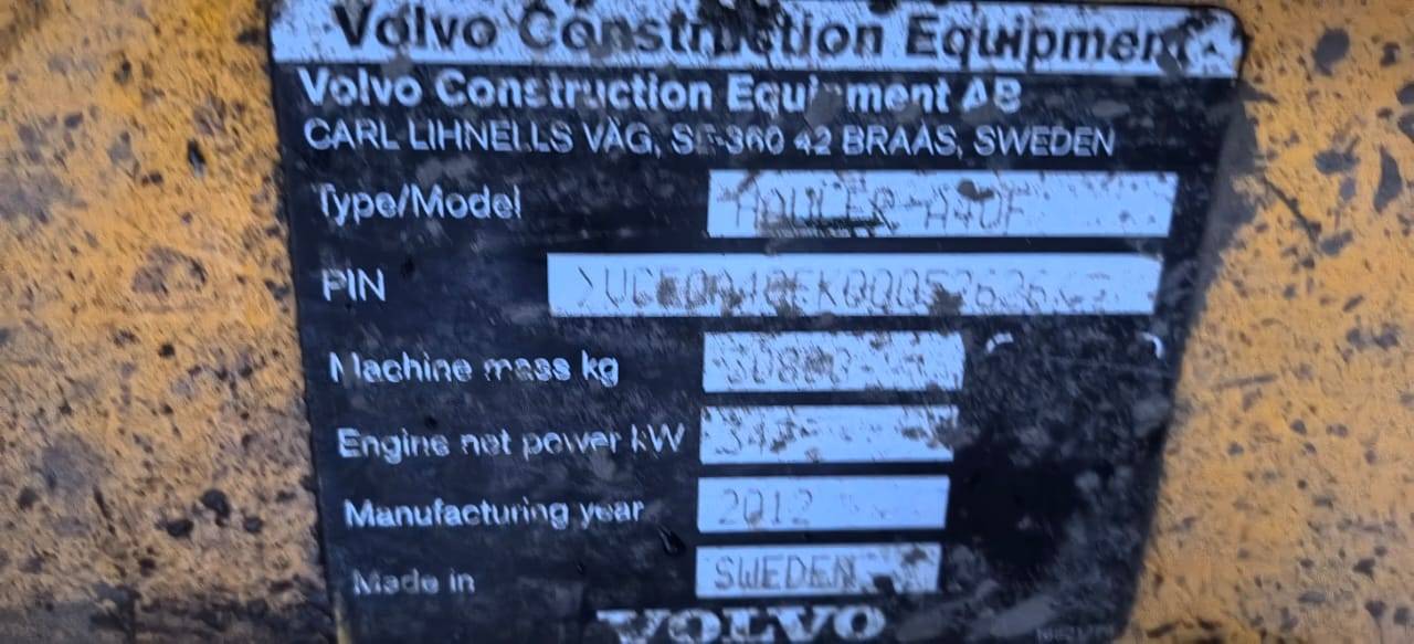 Volvo A40F Лот 000007240