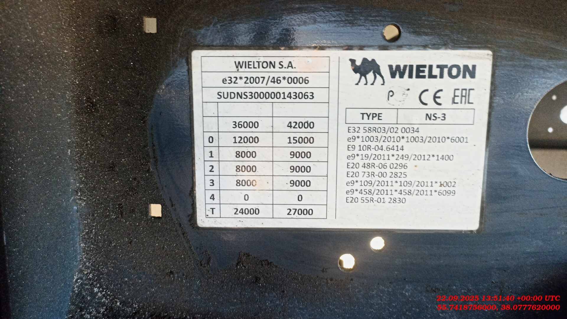 Wielton NS 3 K, 2023 года в лизинг