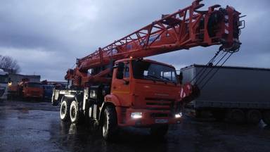 Клинцы ПКС-55713-5К-4В КамАЗ-43118 (6х6) г/п 25т. стрела 33м.