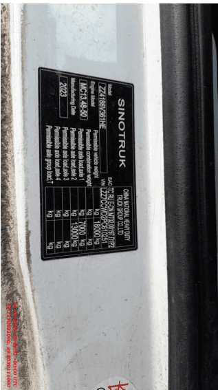 Sitrak C7H 4x2 ZZ4186V361HE,  354 812 км, 2023 года в лизинг
