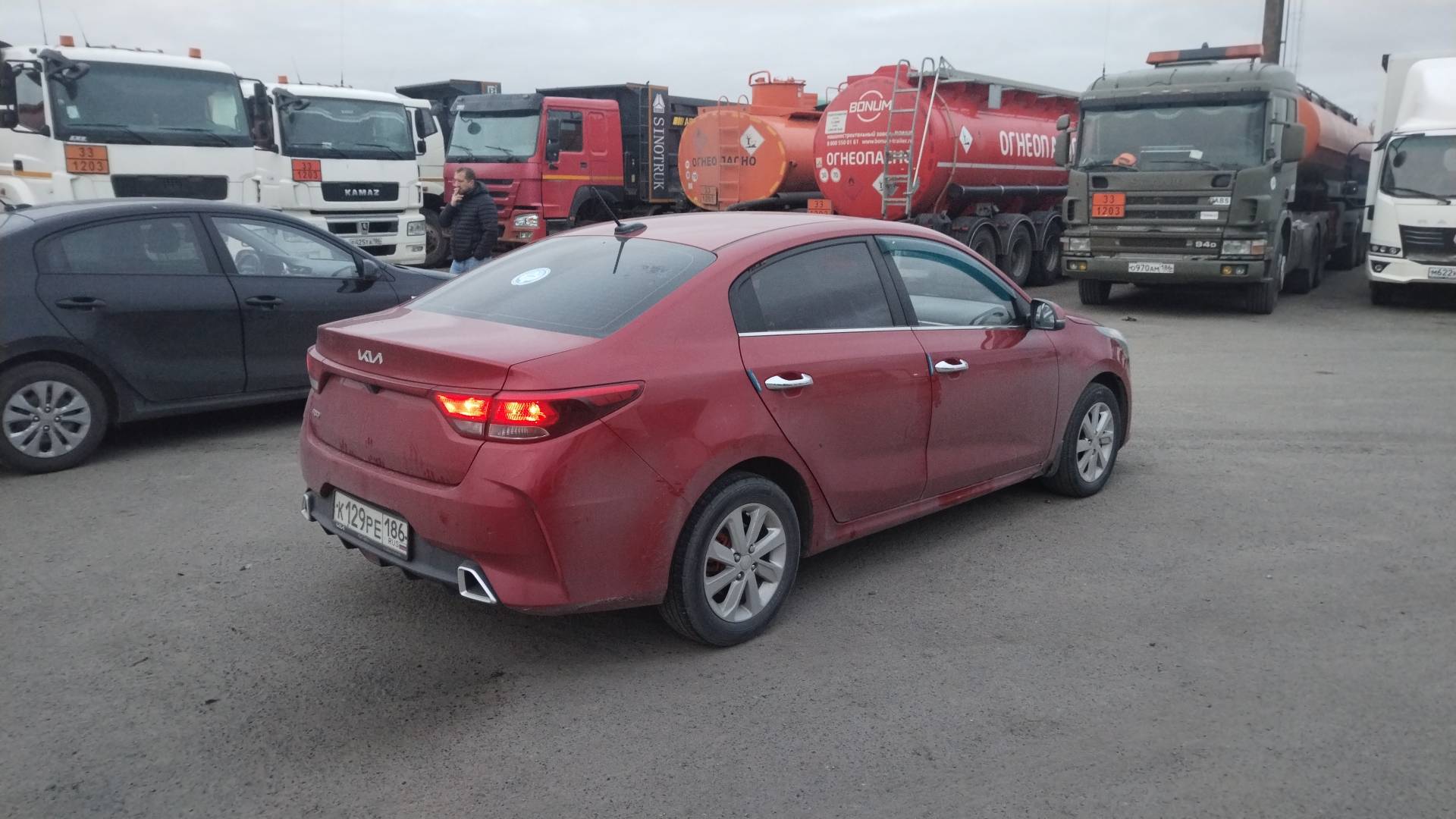 KIA Rio,  212 939 км, 2021 года в лизинг