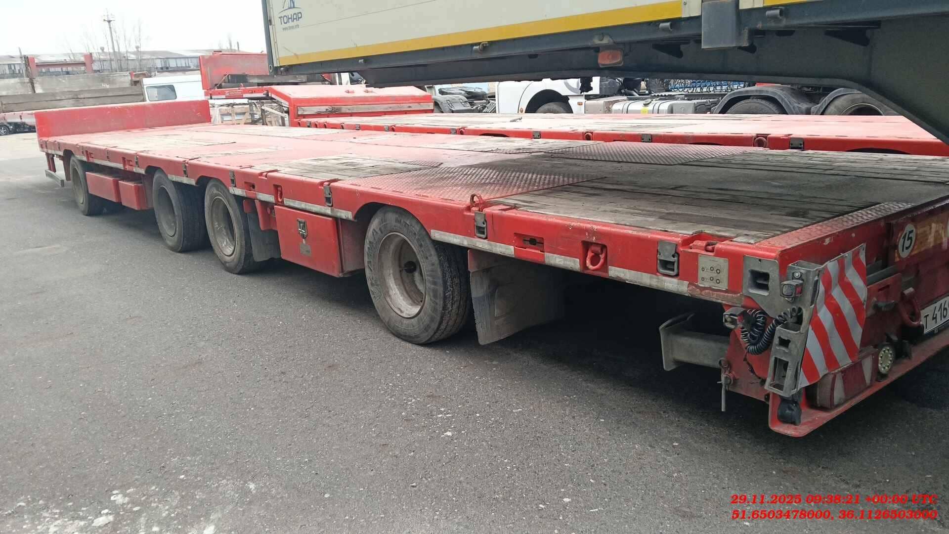 Тверьстроймаш Низкорамный раздвижной полуприцеп 993941-LE35, 2022 года в лизинг