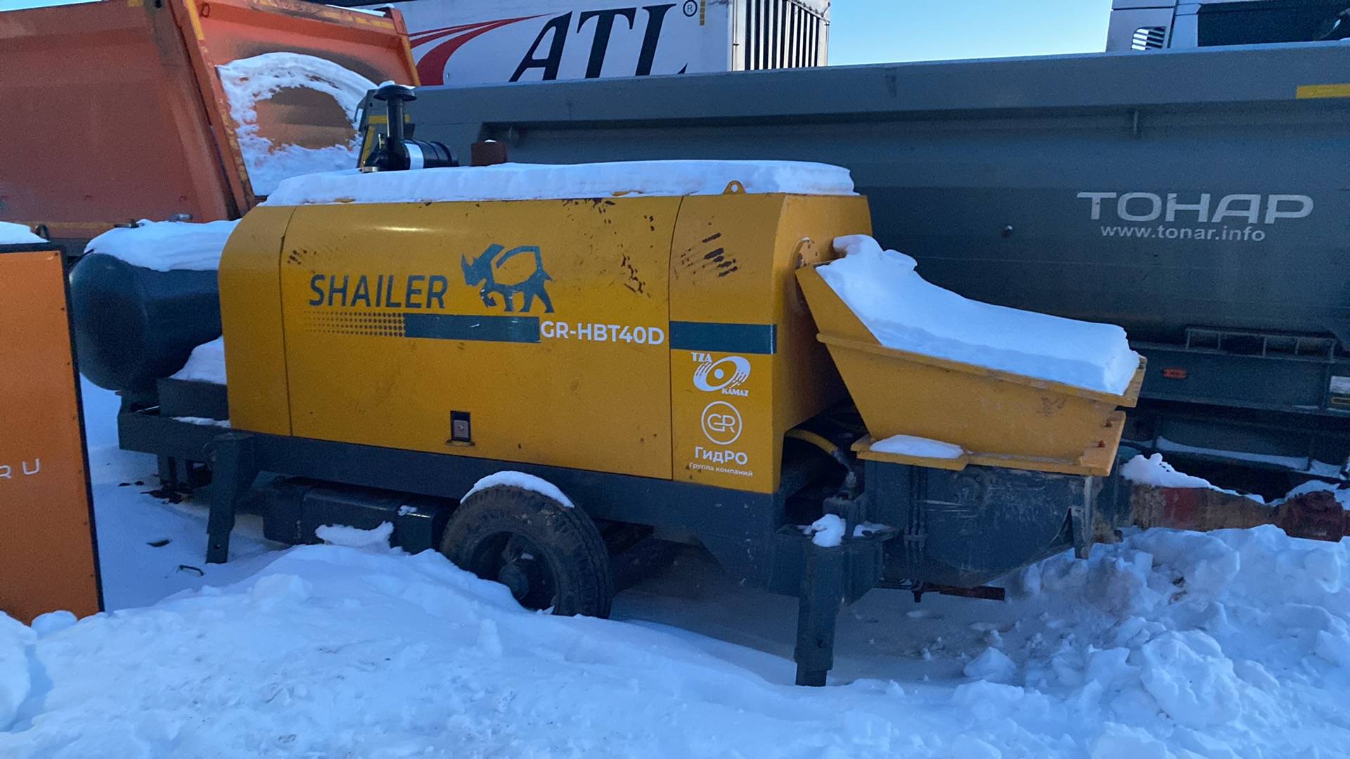 SHAILER GR-HBT40D бетононасос прицепной, 2024 года в лизинг