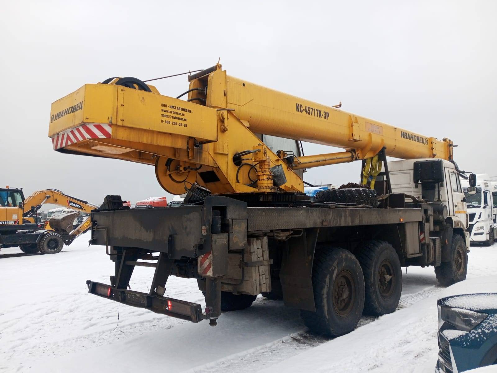 Ивановец КС-45717К-3Р КАМАЗ-43118 (6x6) гп 25т. вылет 27,0 (31,0)м. Лот 000007256