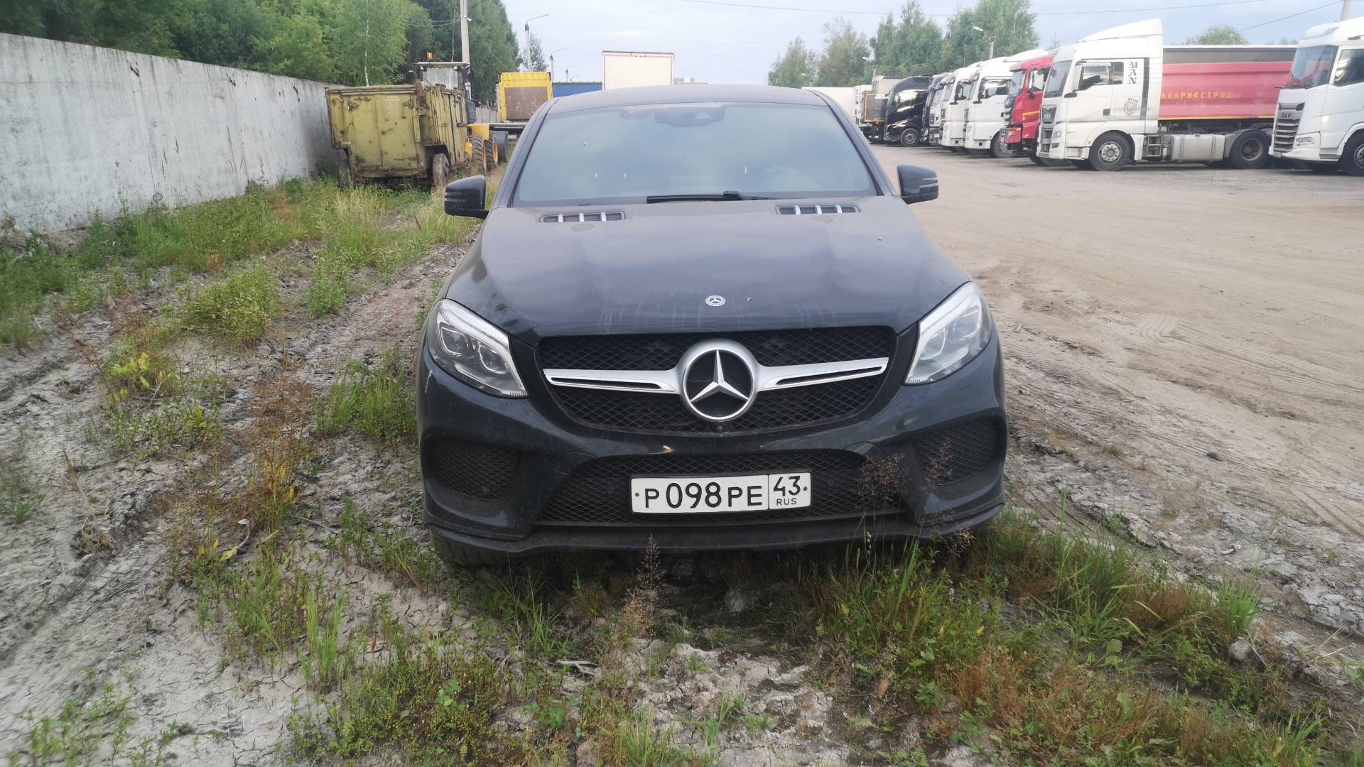 Mercedes-Benz GLE купе,  167 060 км, 2017 года в лизинг