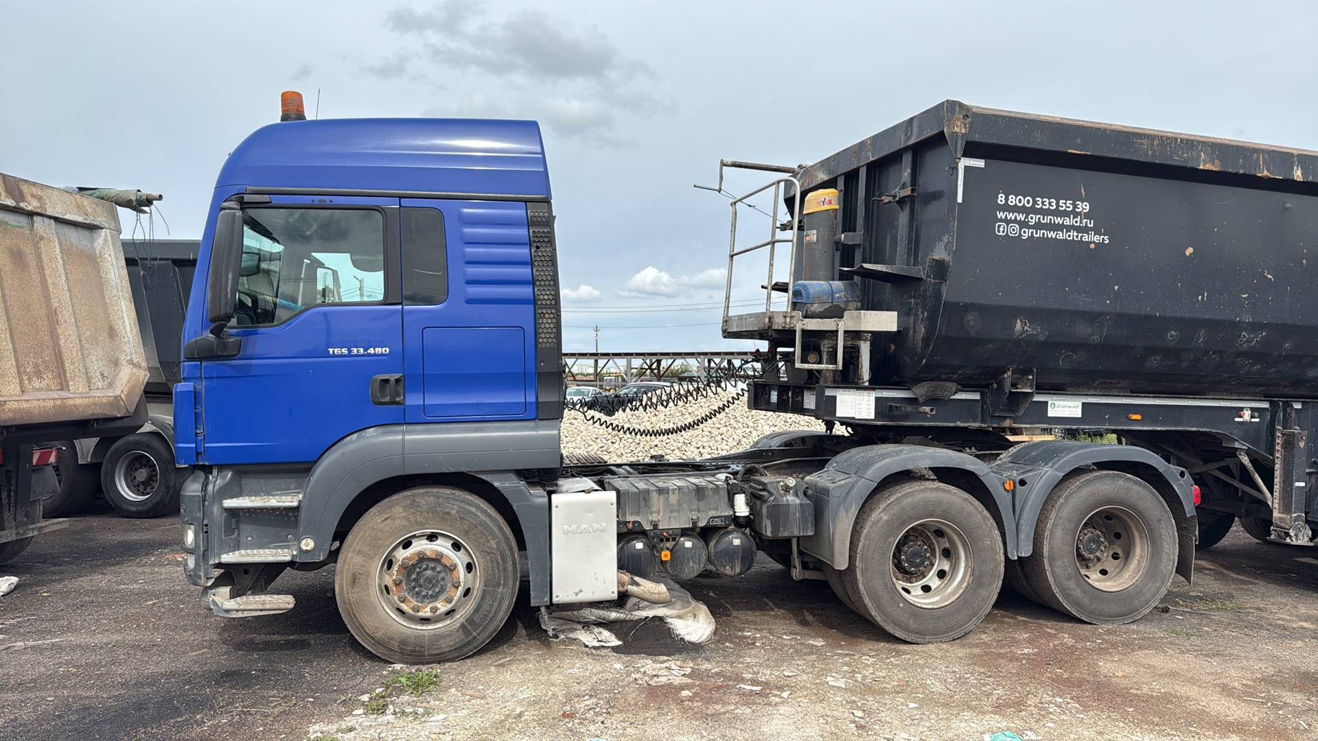 MAN TGS 33.480 6X4 BBS-WW (L),  498 310 км, 2019 года в лизинг