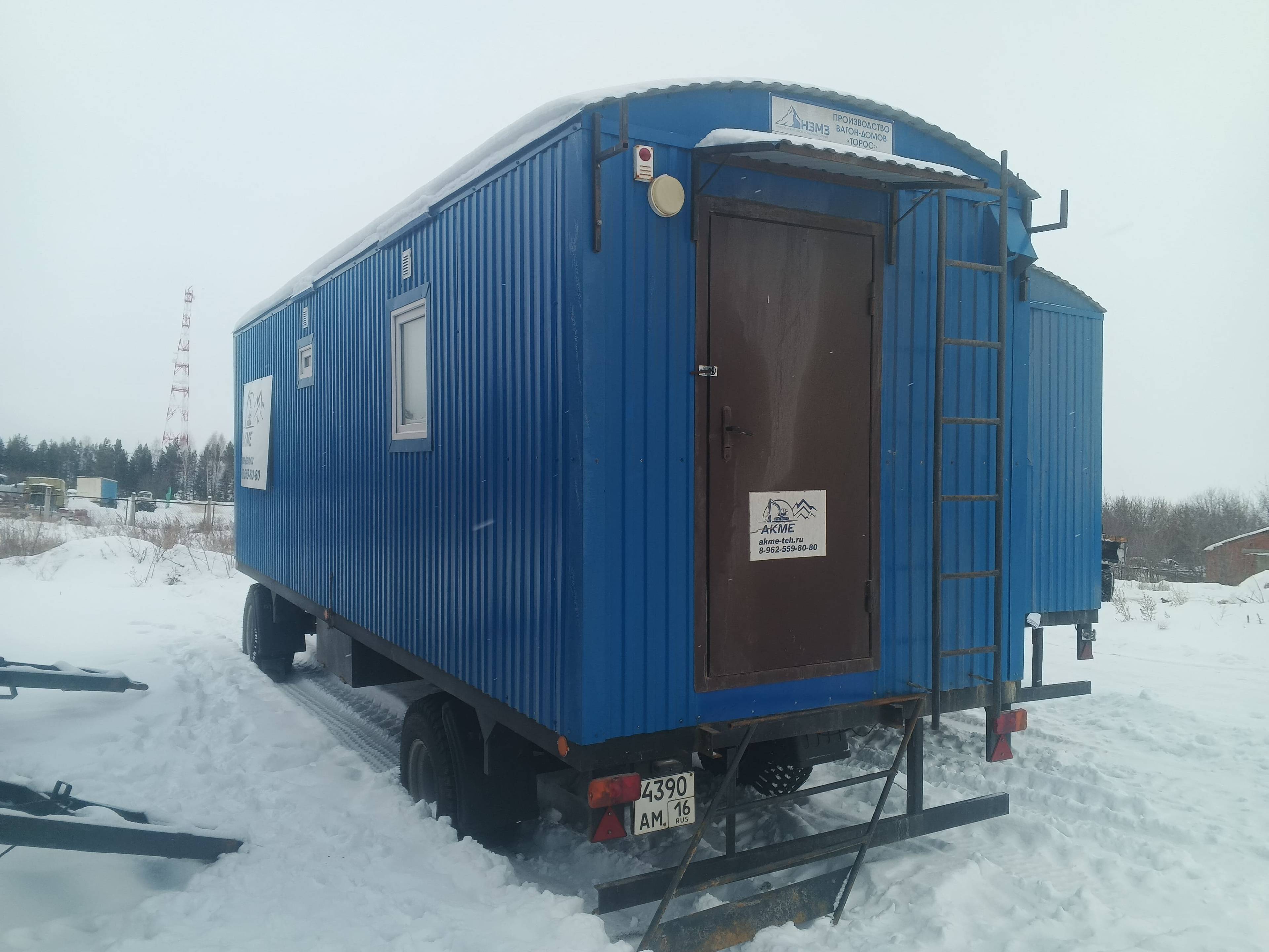 НЗМЗ Прицеп тракторный "Торос" 892831 Вагон-дом (сауна с душевой)