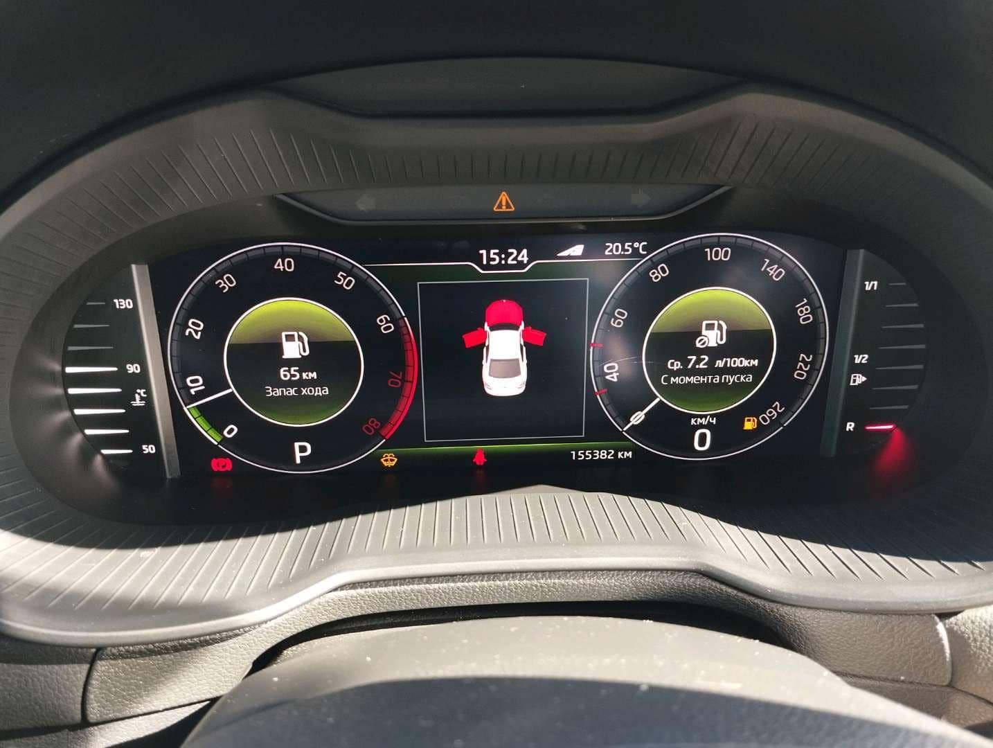 Skoda Octavia,  155 382 км, 2020 года в лизинг