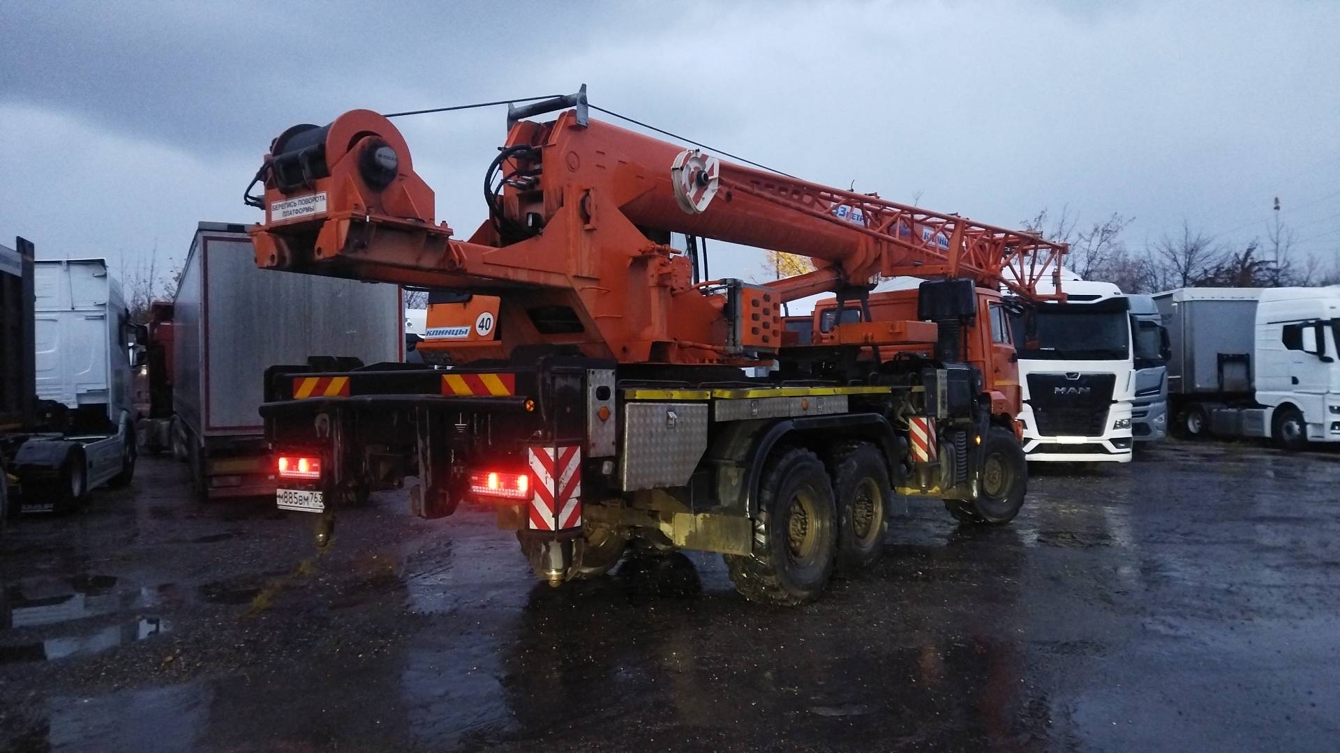 Клинцы ПКС-55713-5К-4В КамАЗ-43118 (6х6) г/п 25т. стрела 33м.,  28 537 км, 2020 года в лизинг