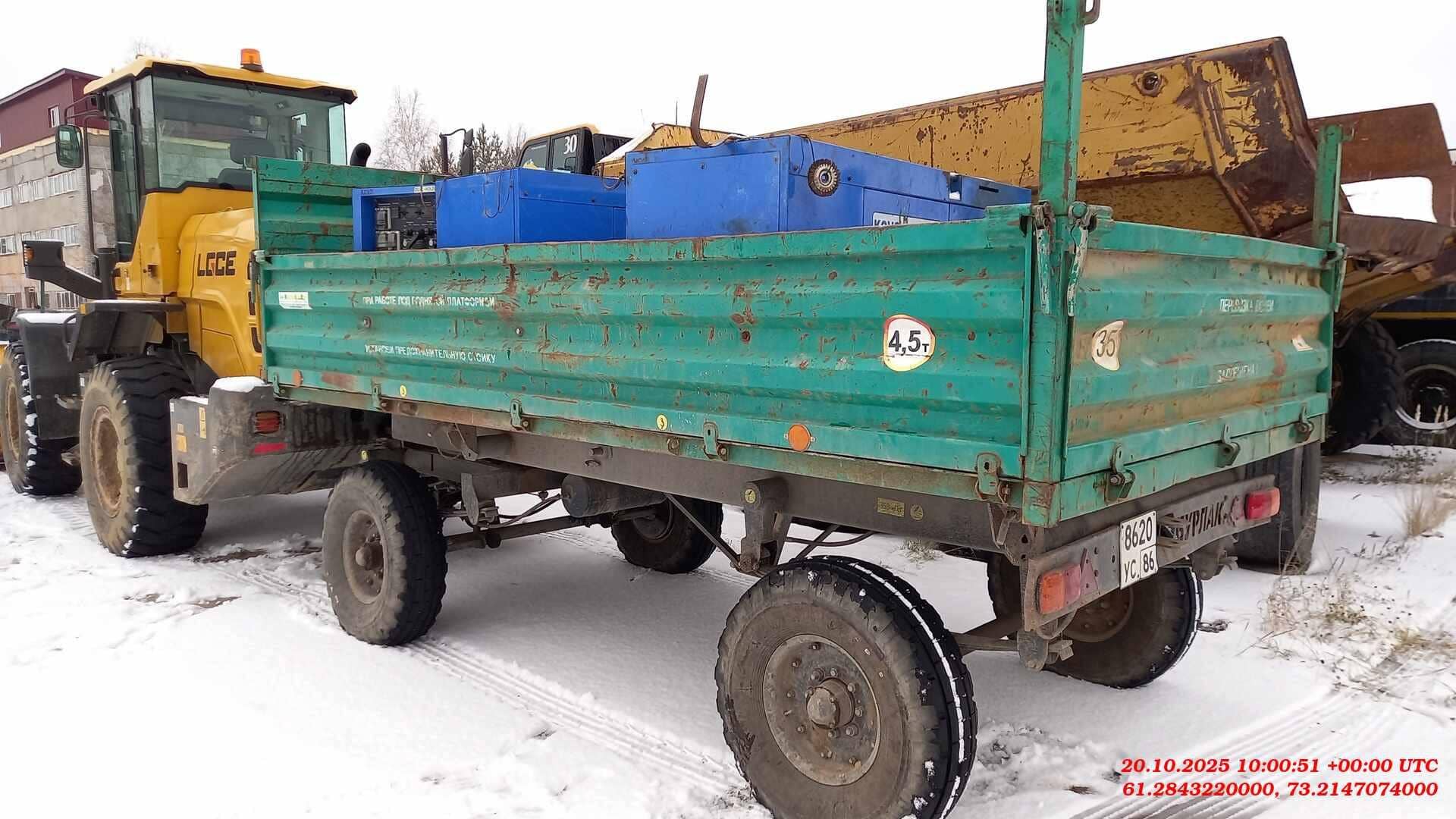 МордовАгроМаш 2ПТС-4,5 прицеп тракторный,  100 000 км, 2022 года в лизинг
