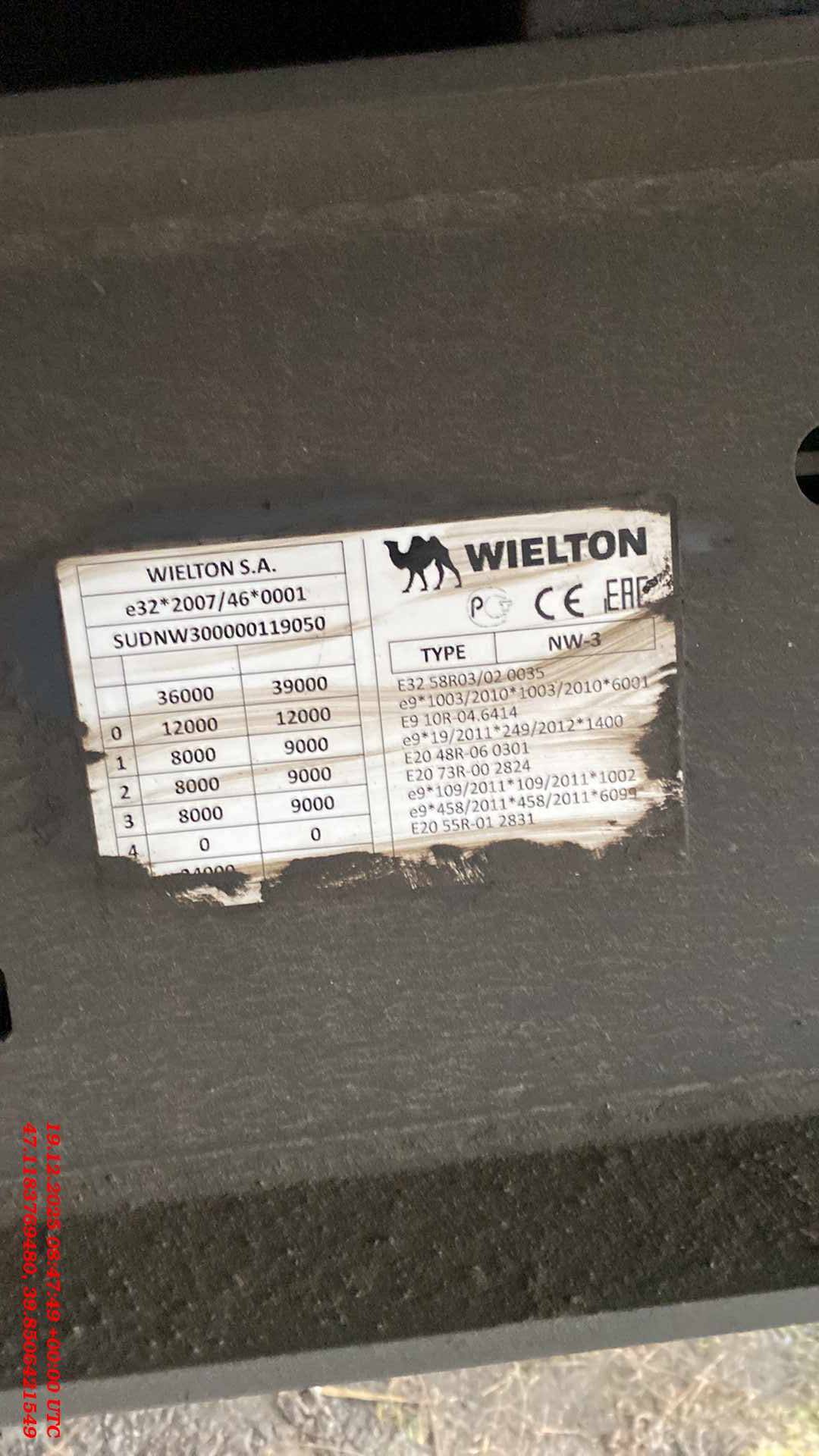 Wielton NW 3 А 48 SD, 2023 года в лизинг