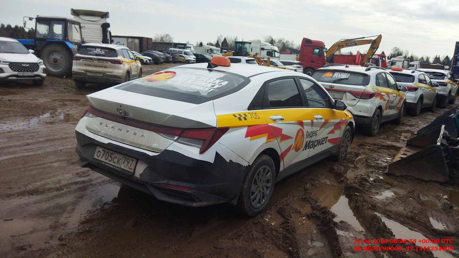 Hyundai Elantra,  135 628 км, 2021 года в лизинг