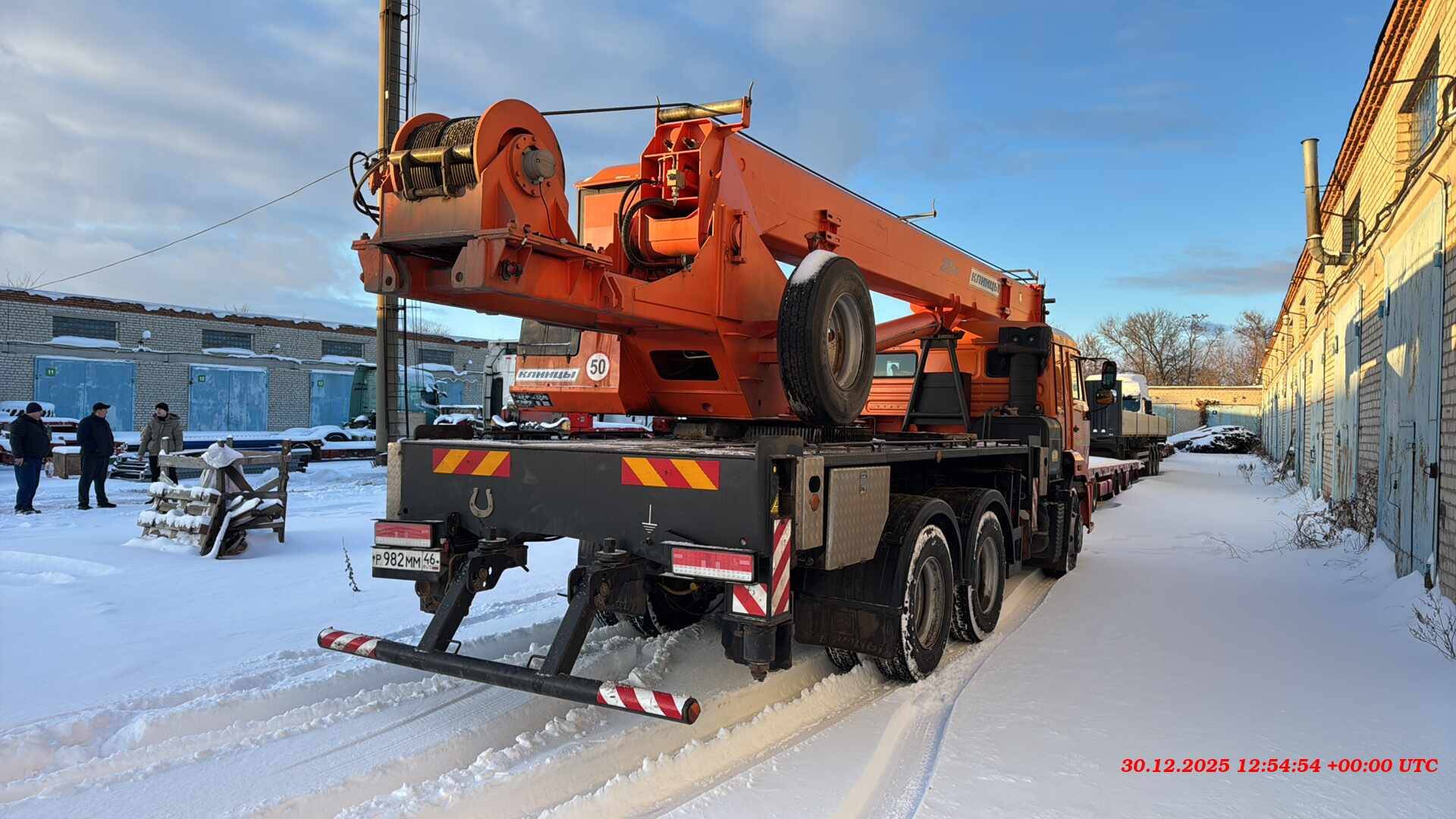 Клинцы КС-55713-1К-1 КАМАЗ-65115 (6х4) г/п 25т. стрела 21м.,  26 390 км, 2023 года в лизинг