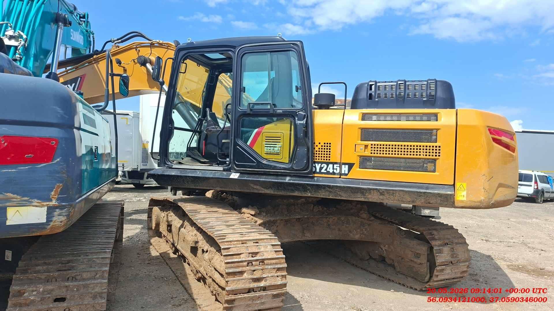 SANY SY245H с харвестерной головкой Waratah H480C