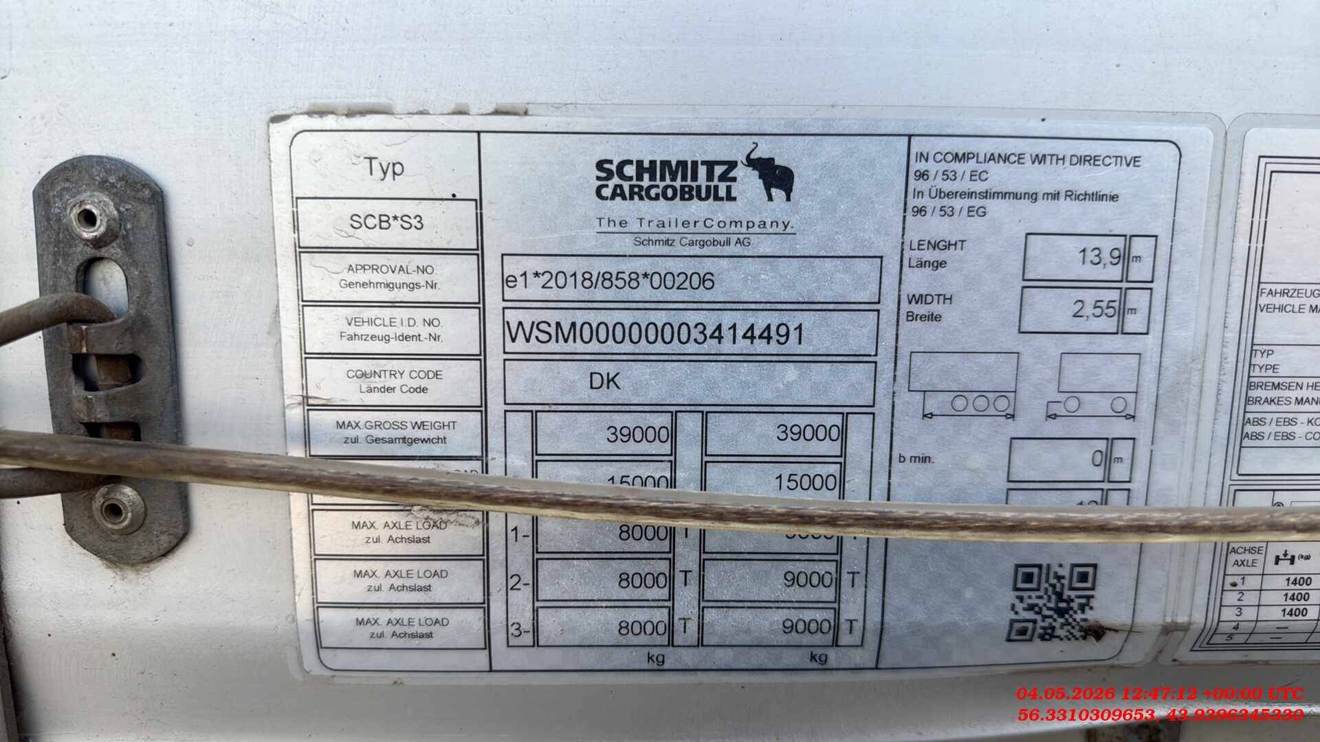 SCHMITZ Шторный SCS 24/L, 2023 года в лизинг