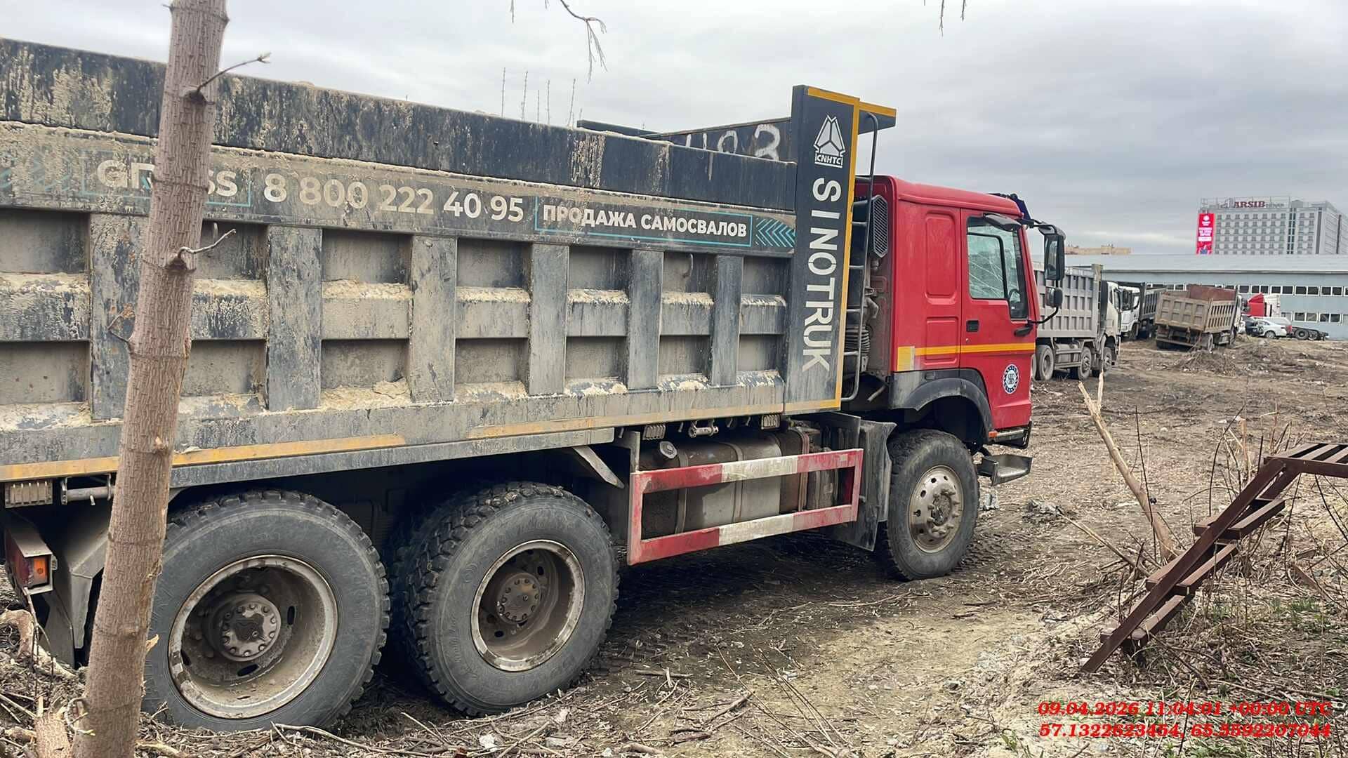 HOWO ZZ3327S3857E 6х6,  82 060 км, 2023 года в лизинг