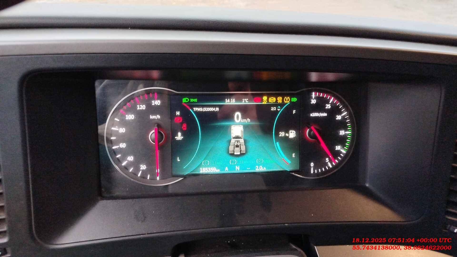 DongFeng GX DFH4180 4x2,  185 359 км, 2024 года