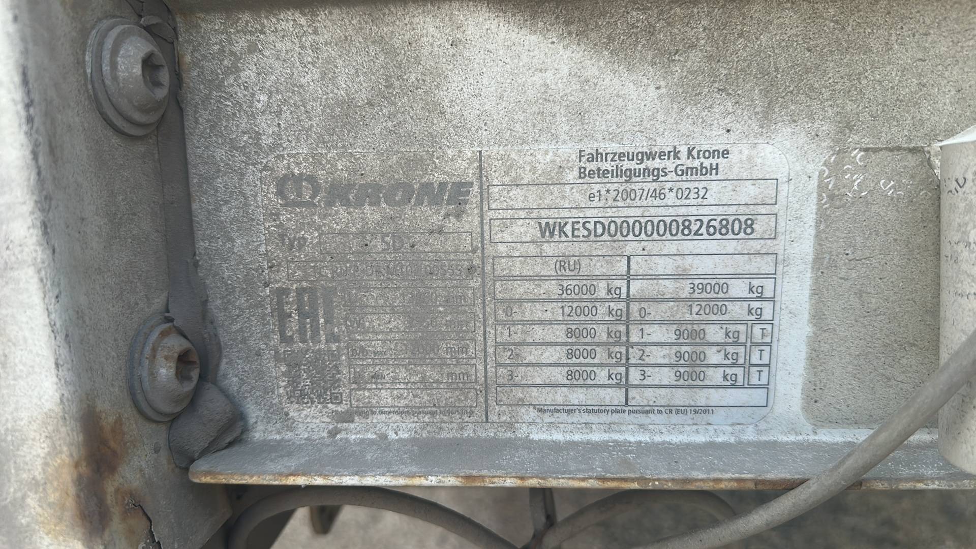 KRONE Бортовой SD, 2018 года в лизинг