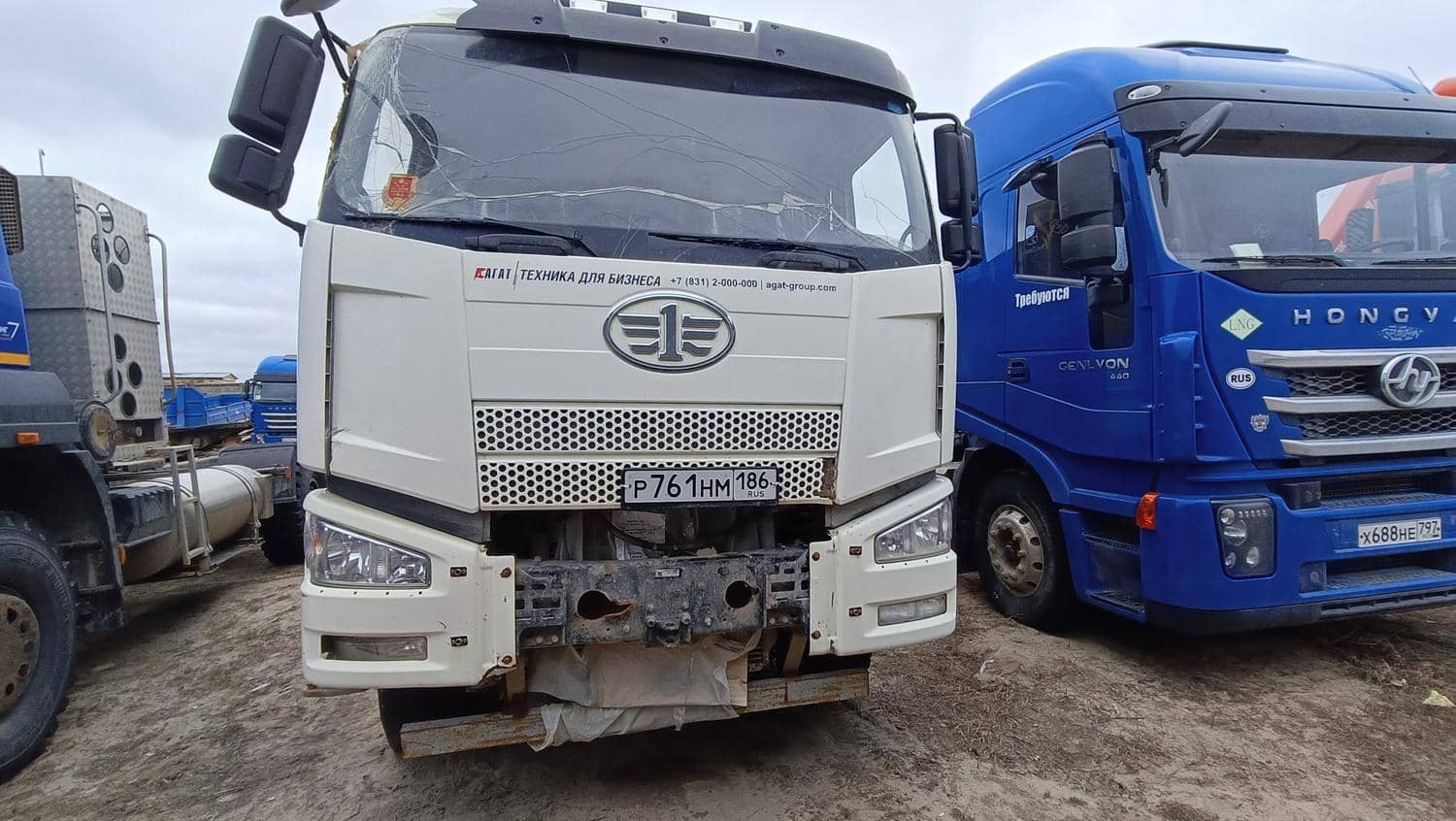 FAW CA3250P66K24L1TE5 6x6,  100 509 км, 2022 года в лизинг