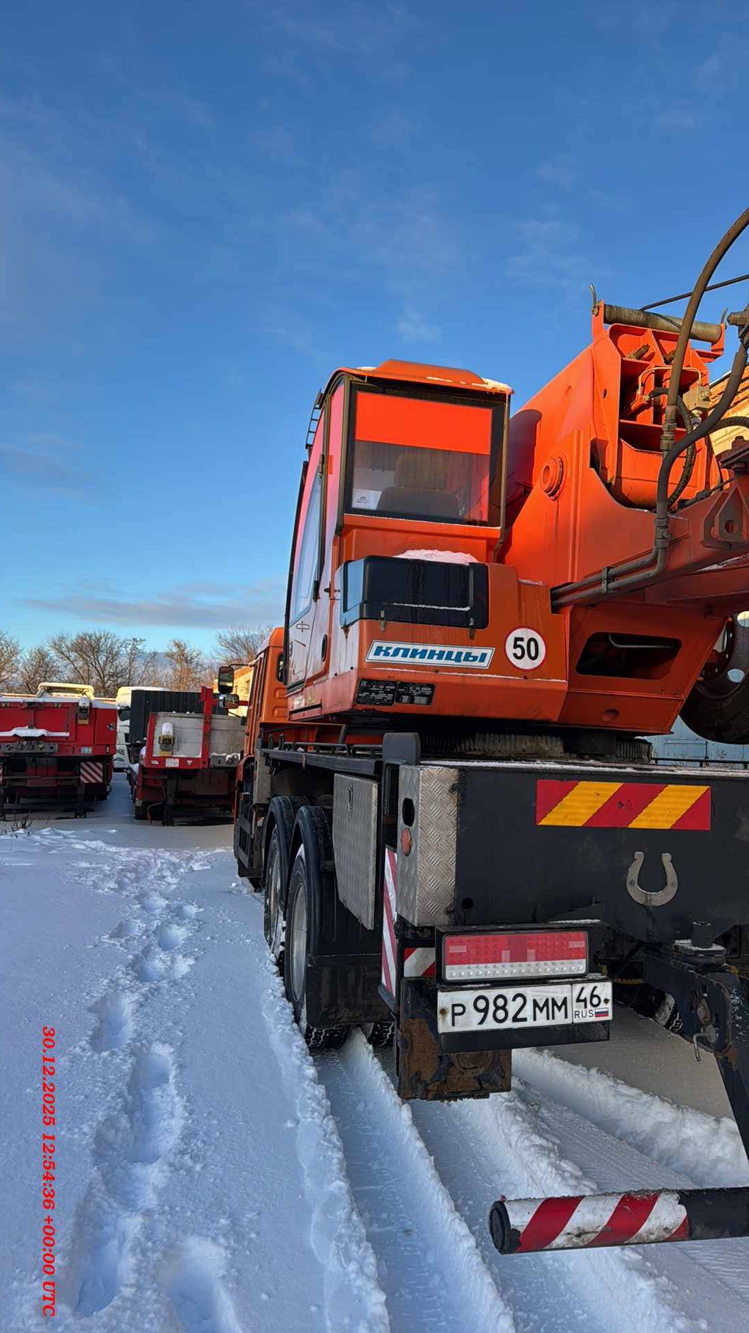 Клинцы КС-55713-1К-1 КАМАЗ-65115 (6х4) г/п 25т. стрела 21м.,  26 390 км, 2023 года в лизинг