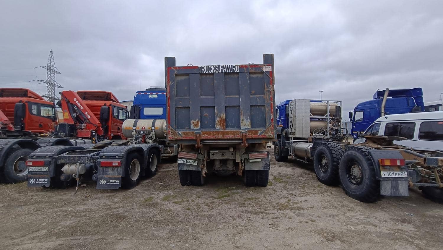 FAW CA3250P66K24L1TE5 6x6,  100 509 км, 2022 года в лизинг