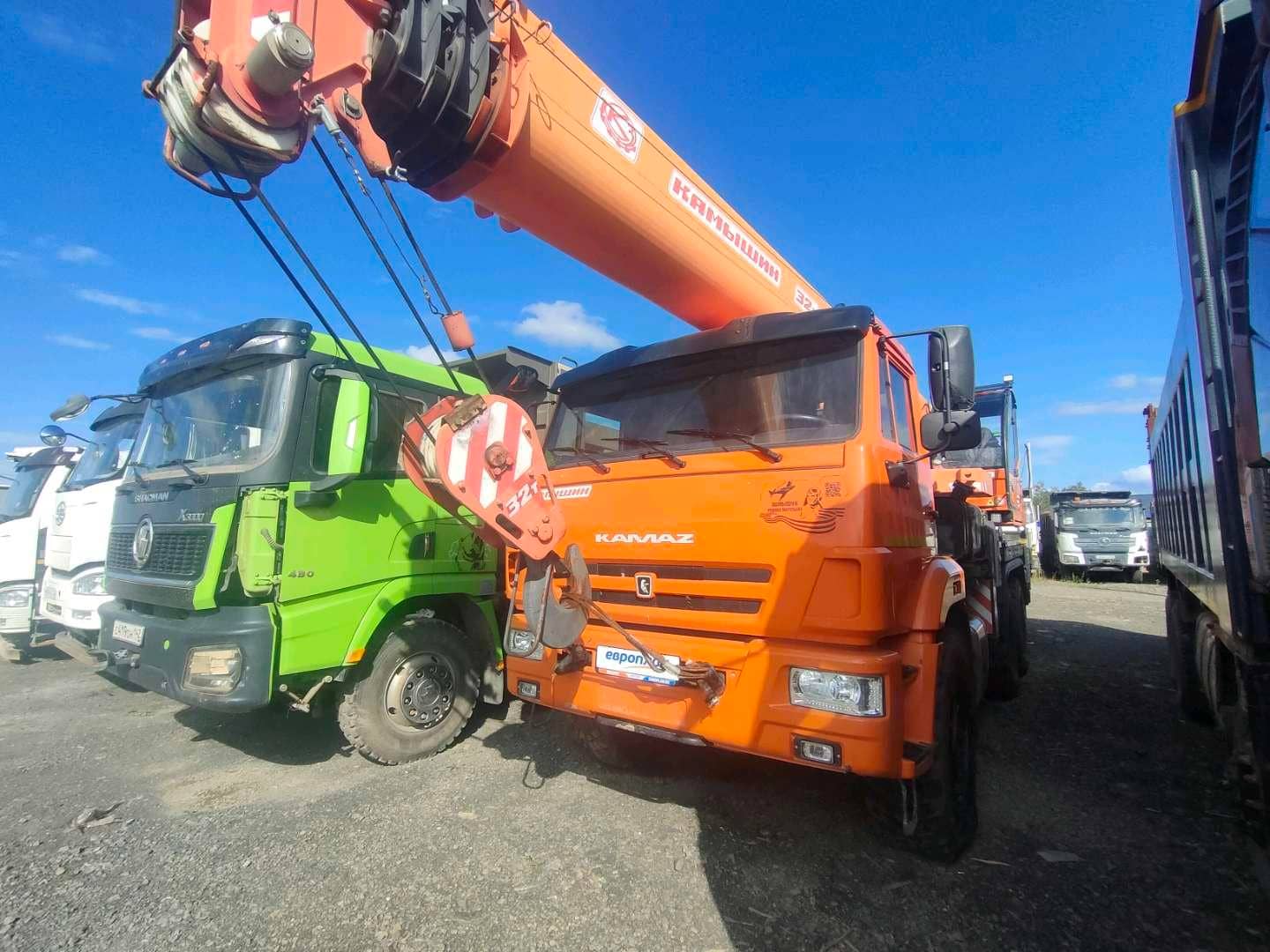 Камышинский Крановый Завод КС-55729-5K-31 KAMAZ-43118 (6х6) г/п 32т. стрела 31м. 