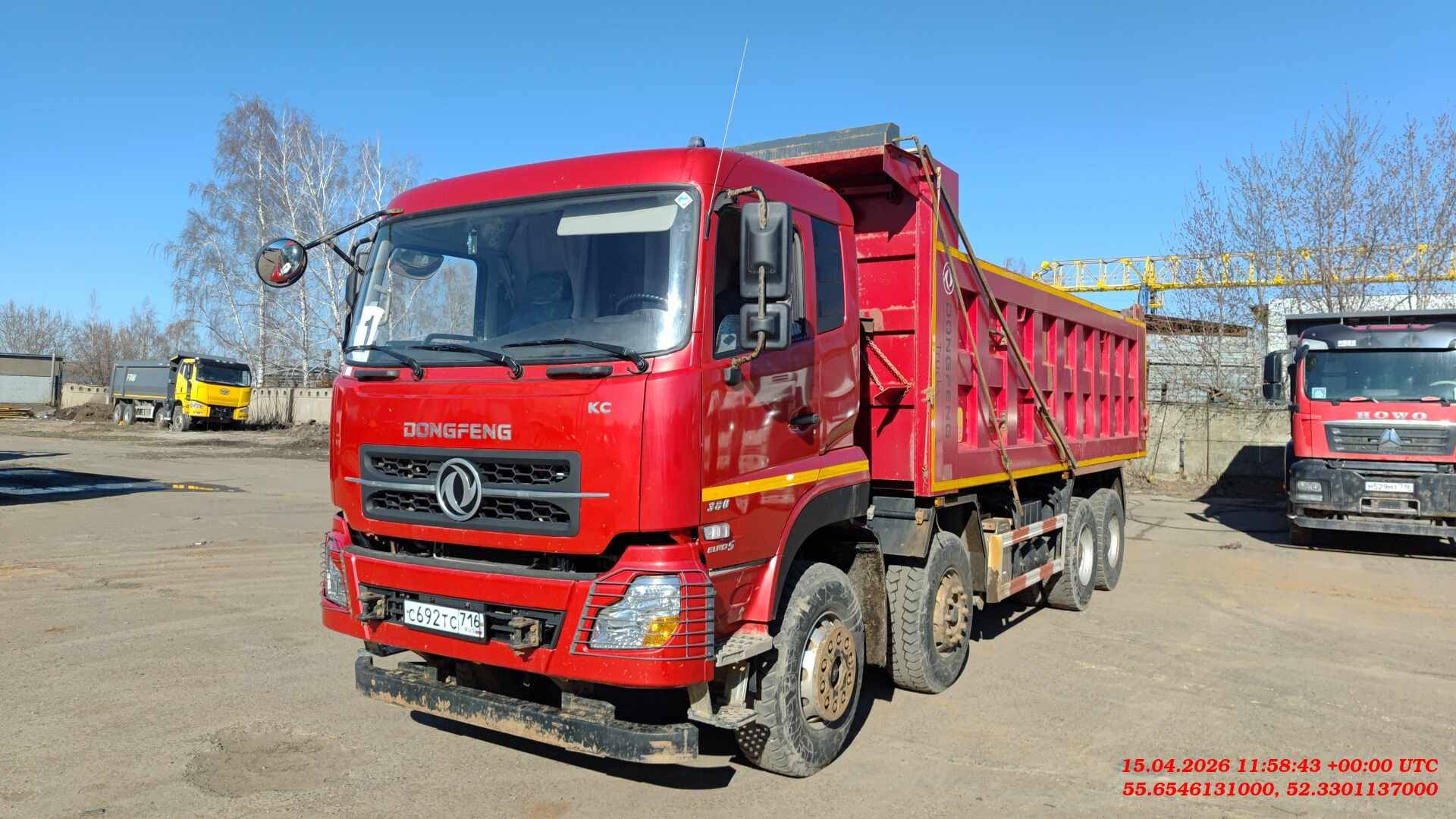 DongFeng DFH 3440 A 80 8x4,  55 984 км, 2022 года в лизинг