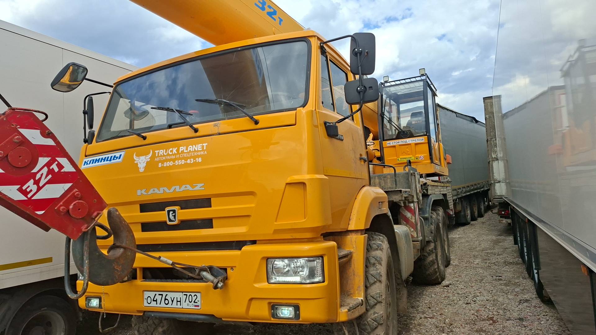 Клинцы КС-55729-5К-3 KAMAZ-43118 (6х6) (Е4) г/п 32т. стрела 33м. ,  11 920 км, 2020 года